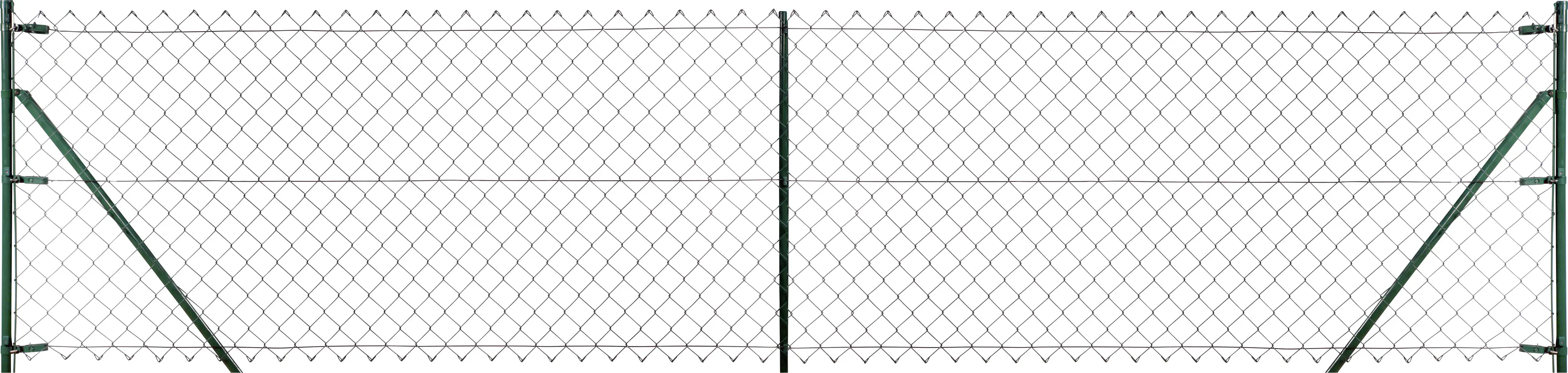 Floraworld Maschendraht-Zaun 25 m x 80 cm 60 mm Maschenweite moosgrün