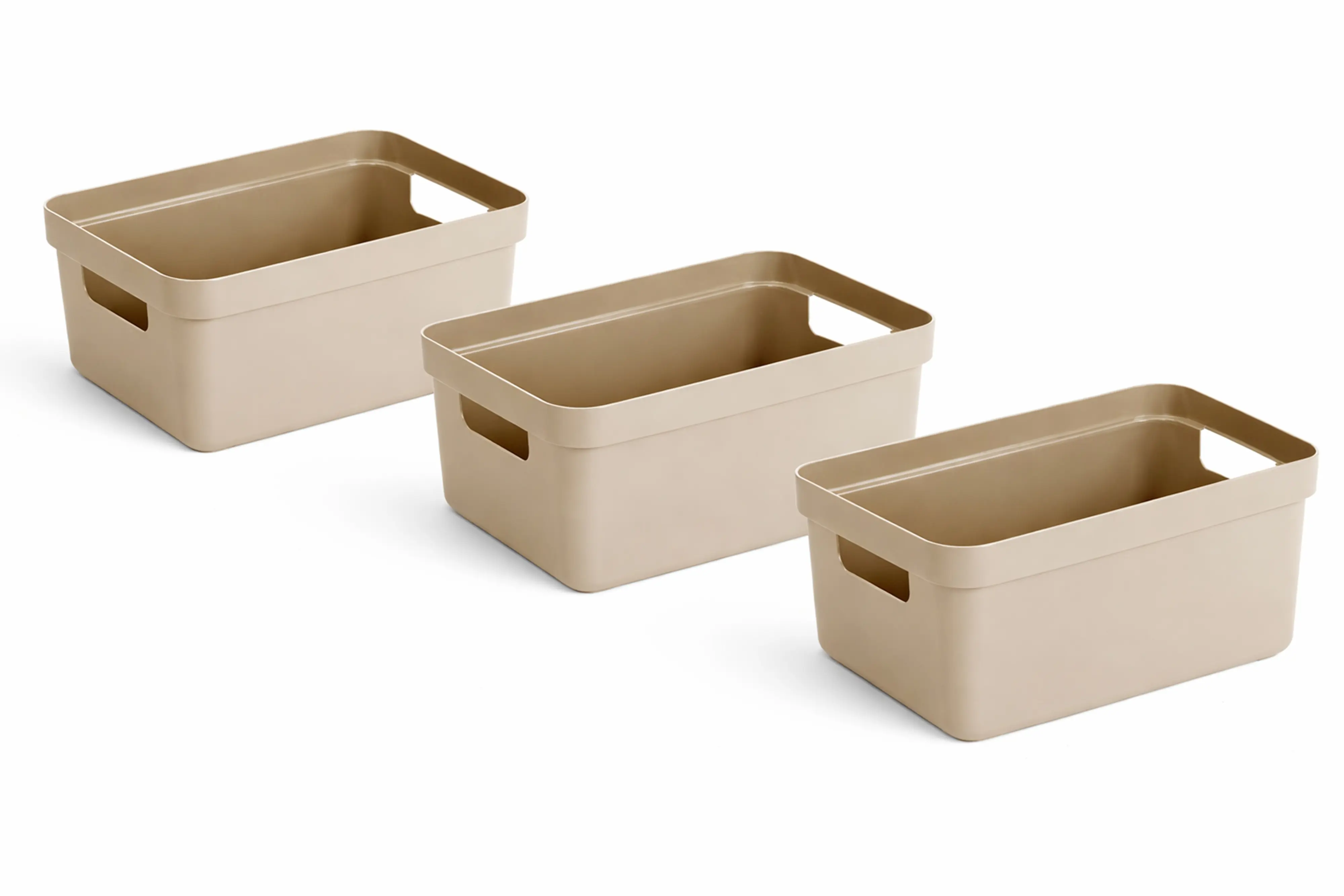 Sunware Aufbewahrungsbox Sigma Home 9L beige 3er Set