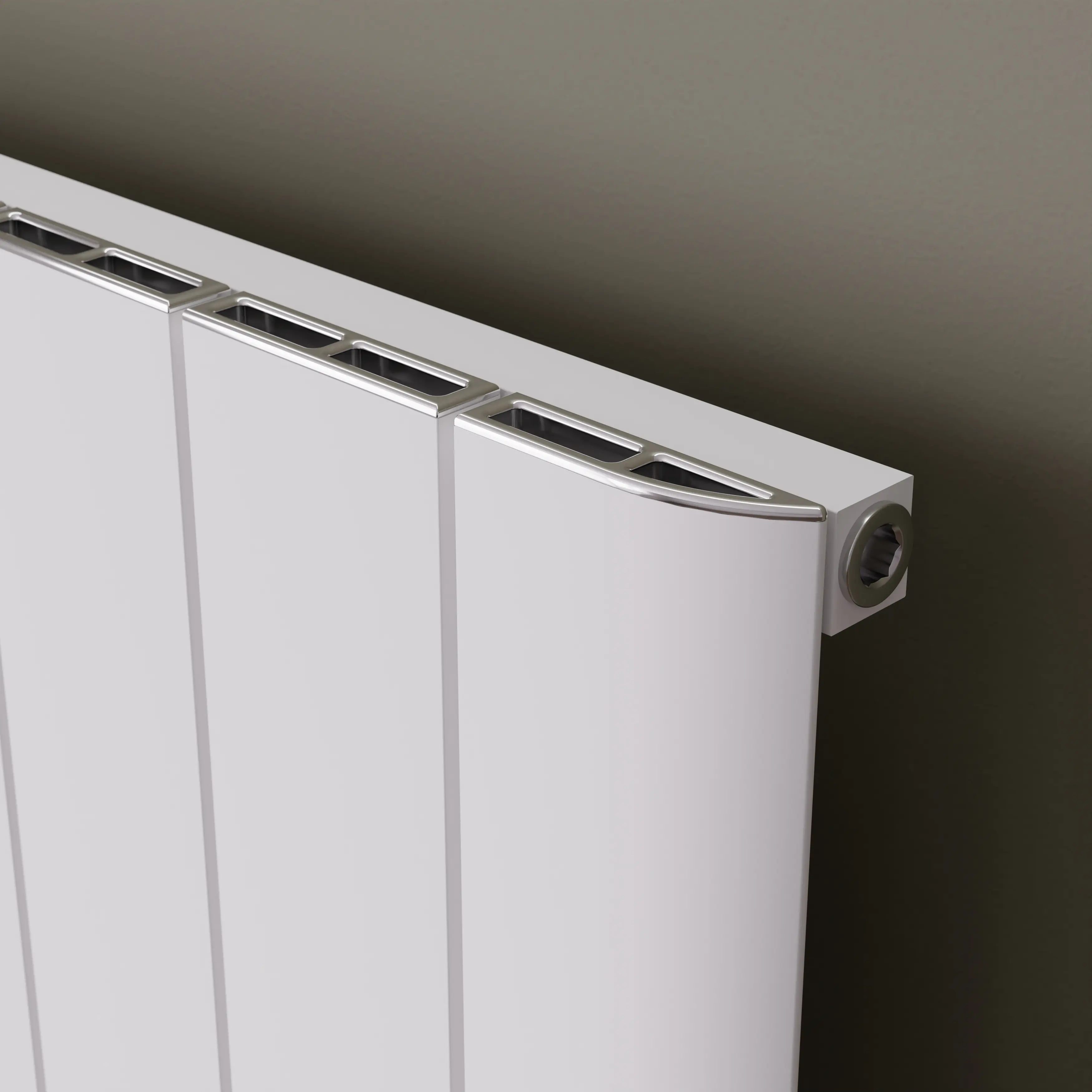 Ximax Design-Heizkörper Trigo 180 x 37,5 cm 768 Watt weiß Struktur