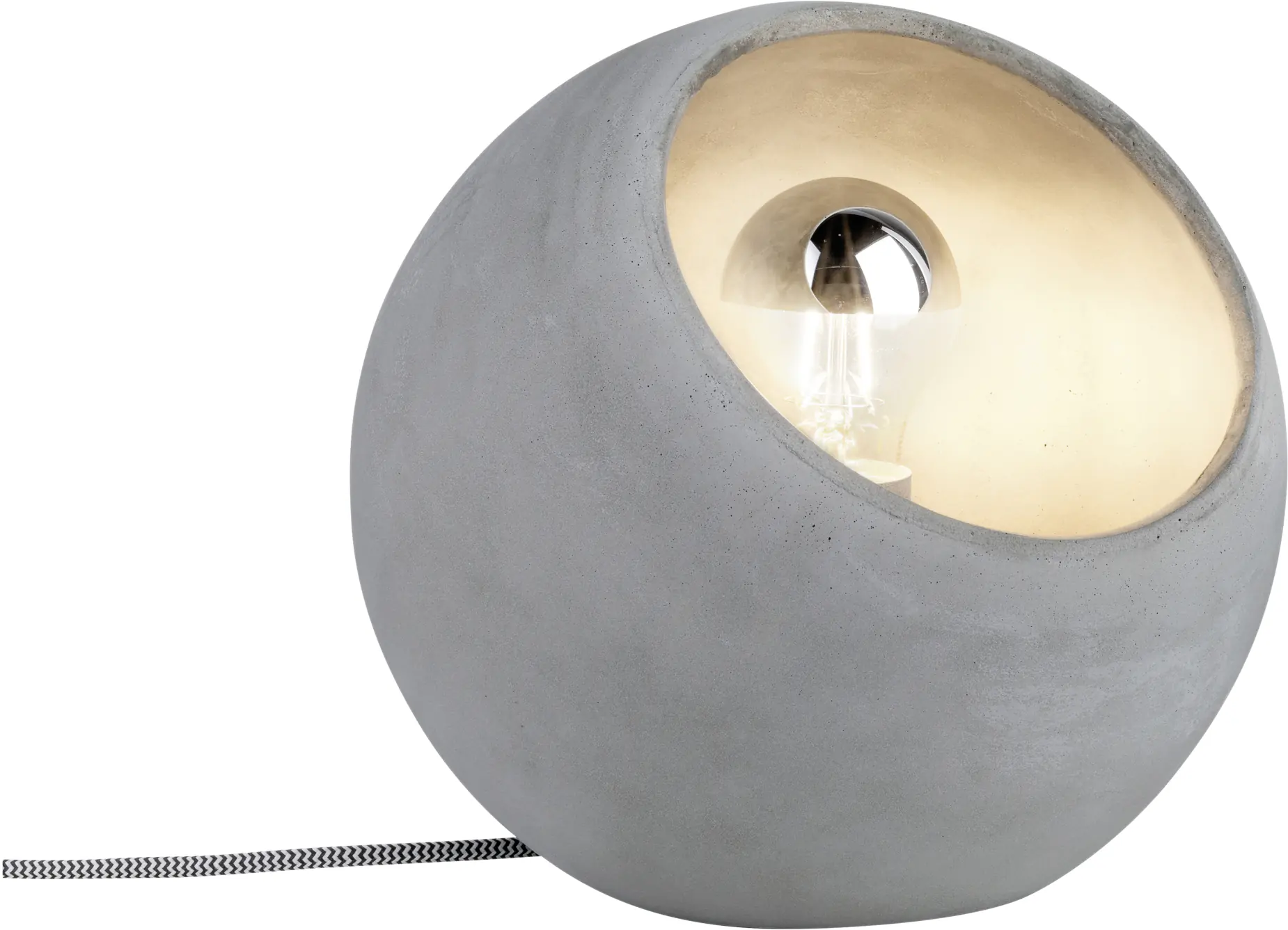 Paulmann Tischleuchte Neordic Ingram E27, grau, dimmbar