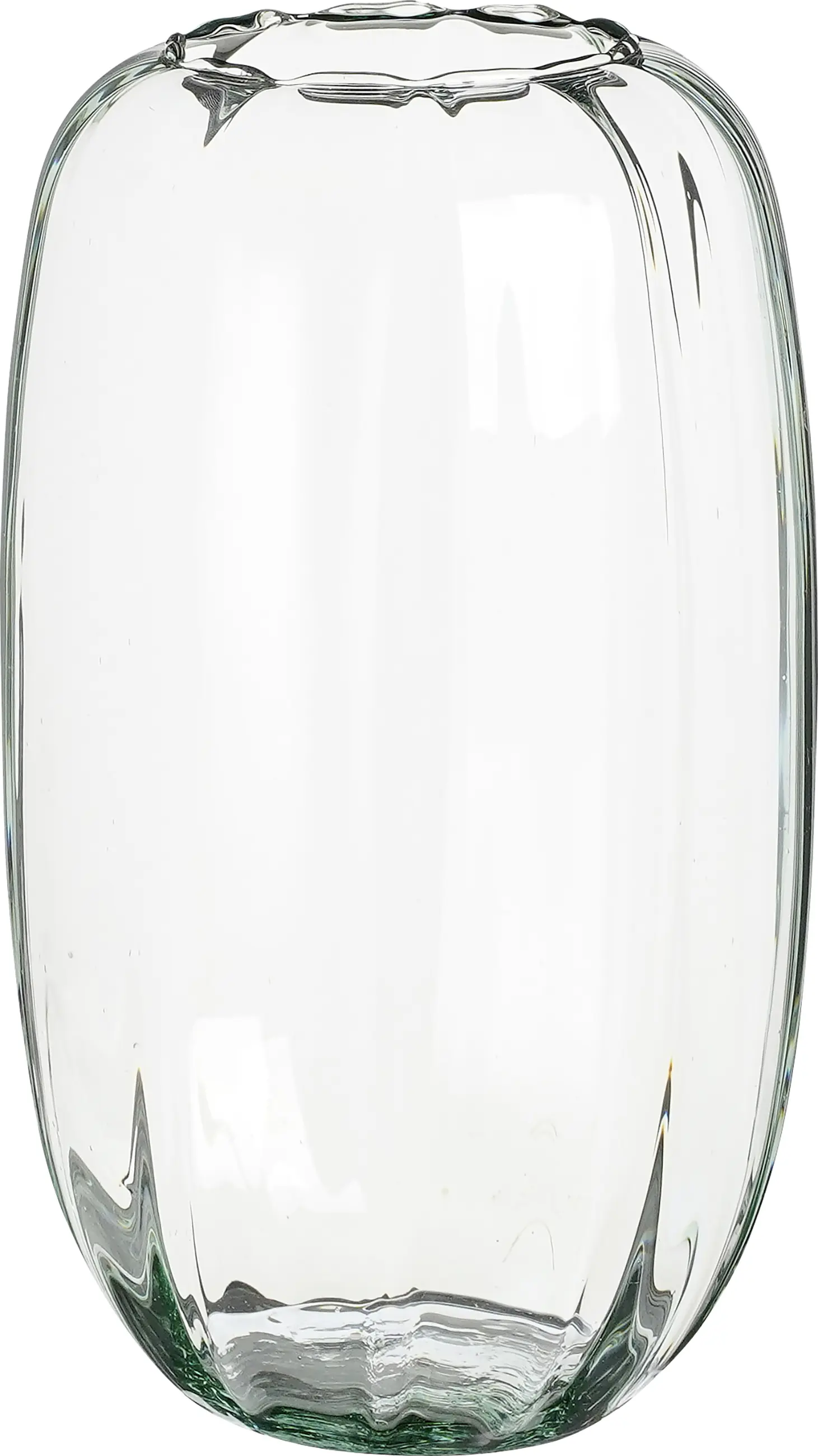 Mica Decorations Vase Glas Ricci transparent Ø 15 x 25 cm