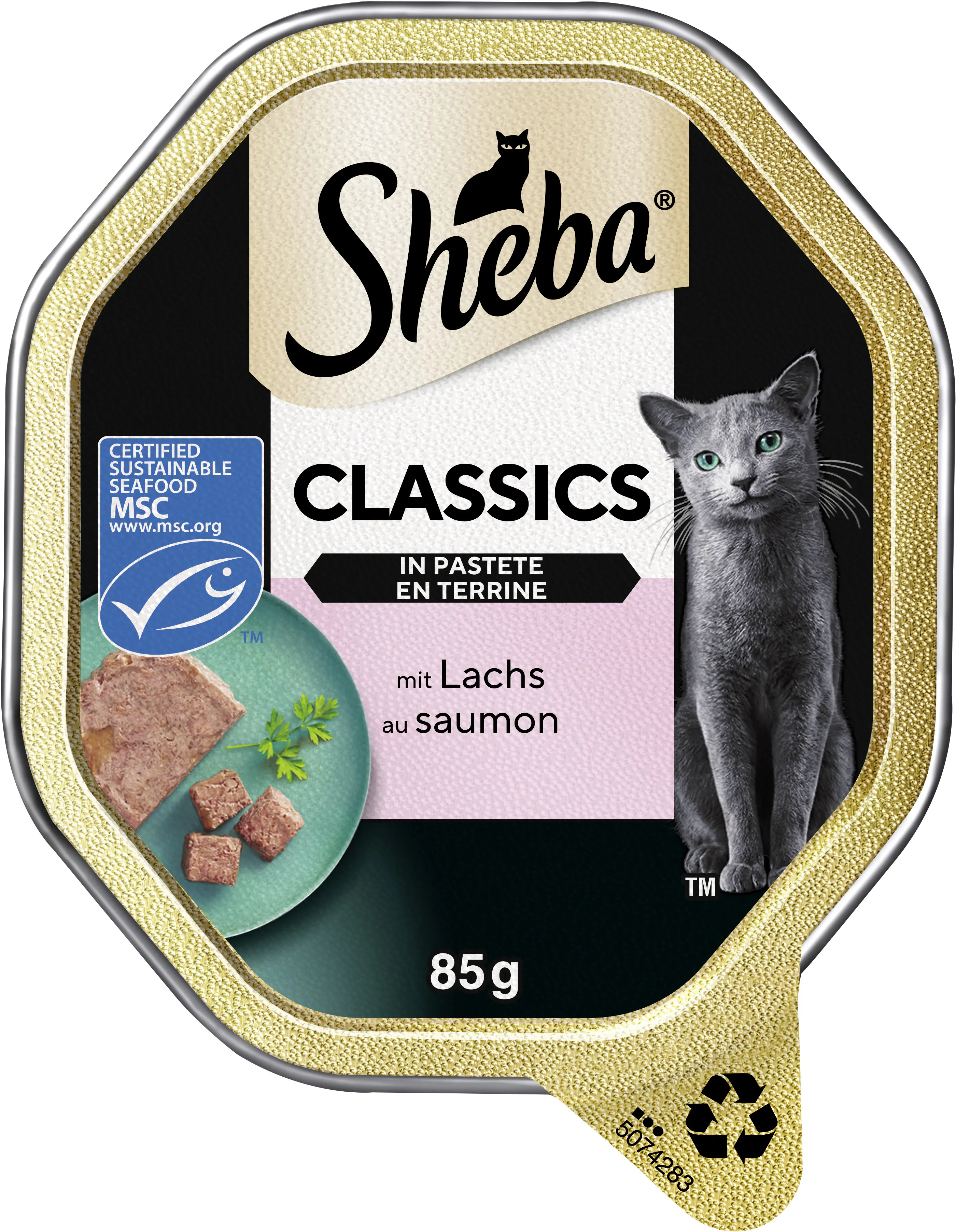 Sheba Classics in Pastete Katzennassfutter Adult 85 g Lachs