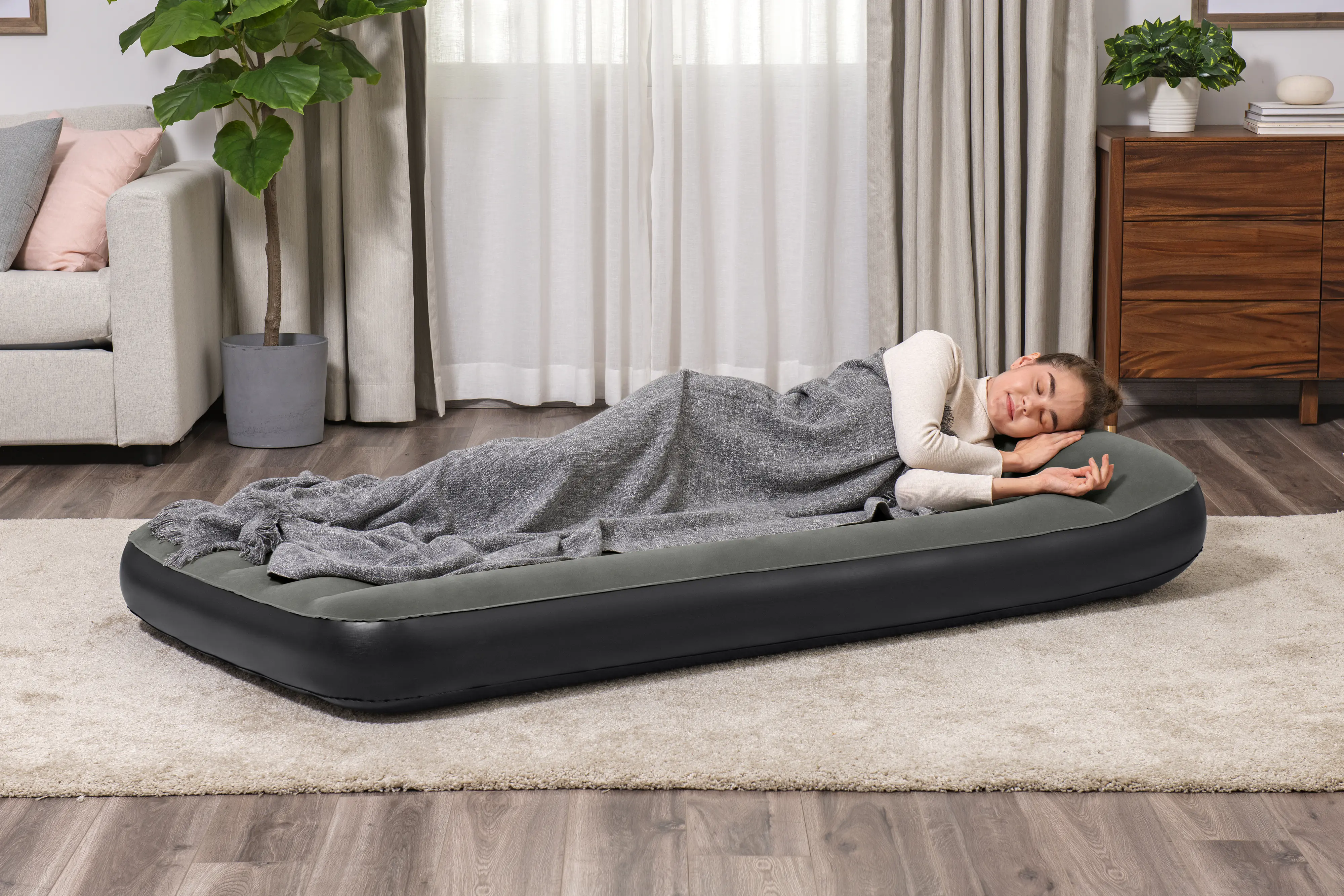 Bestway Luftbett dunkelgrau 188 x 99 x 30 cm Bestway Luftbett dunkelgrau 188 x 99 x 30 cm