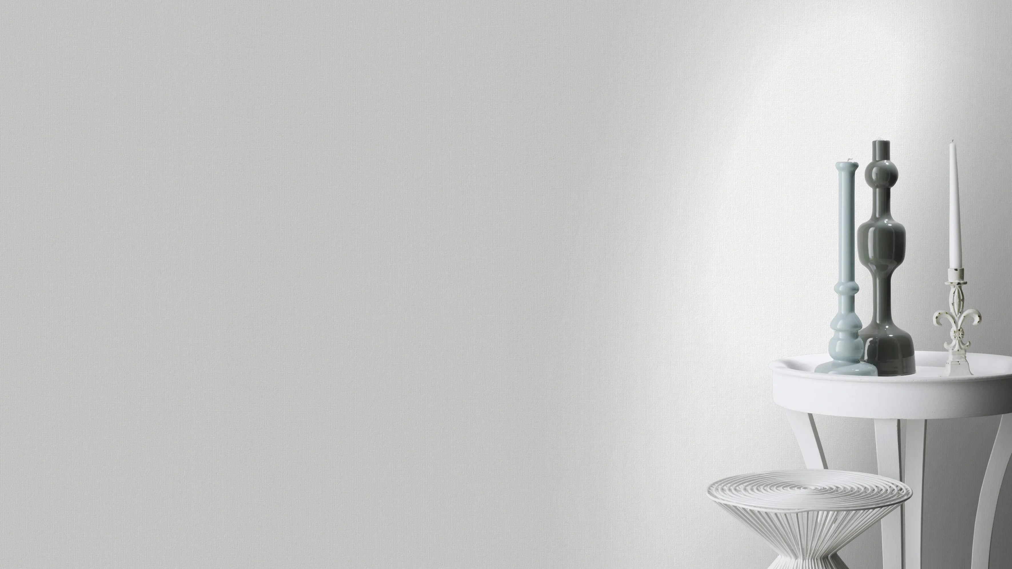 Rasch Vliestapete 127805 Feel Good weiß überstreichbar 10,05 x 0,53 m