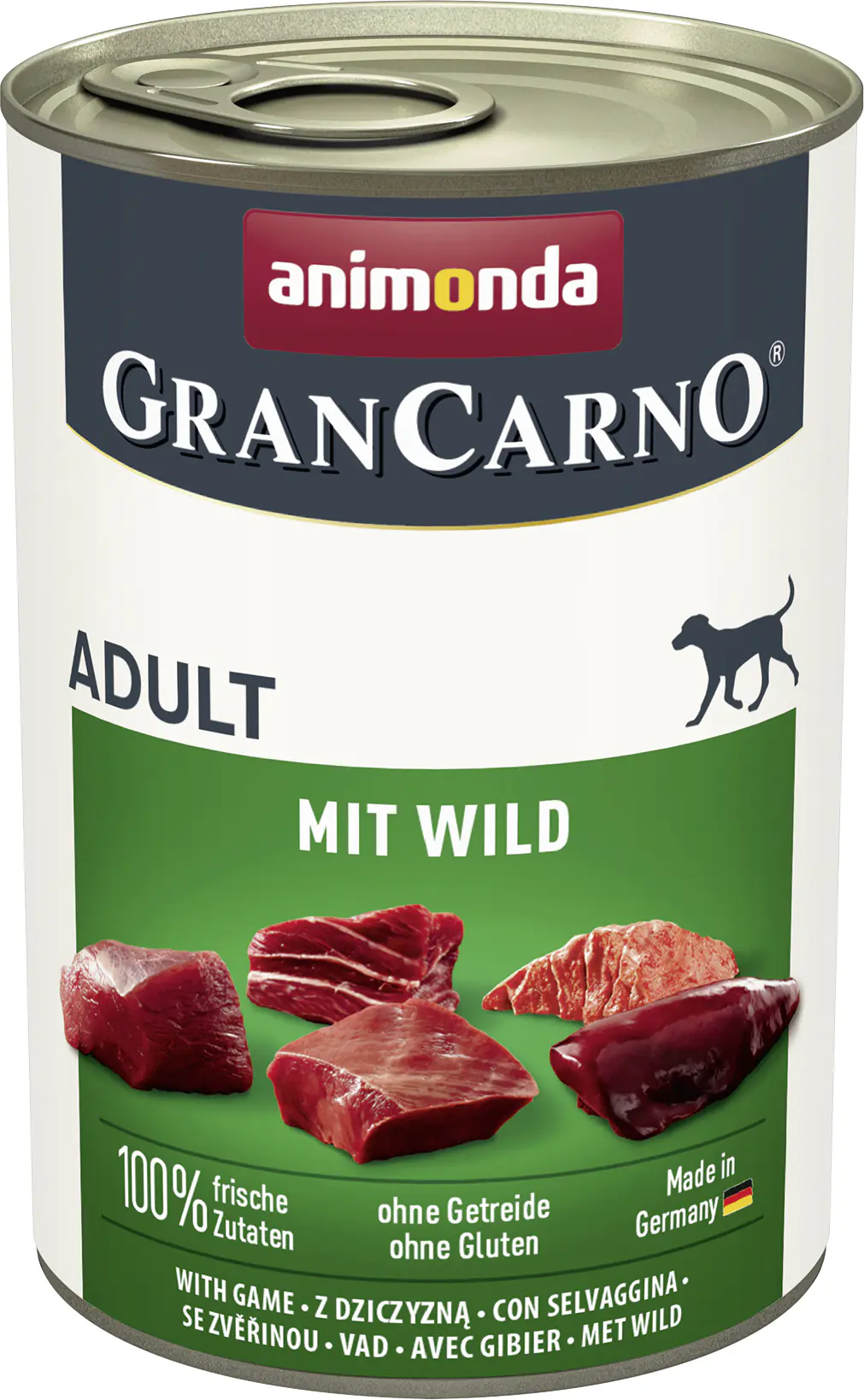 Animonda GranCarno Hundenassfutter Adult getreidefrei 400 g Wild
