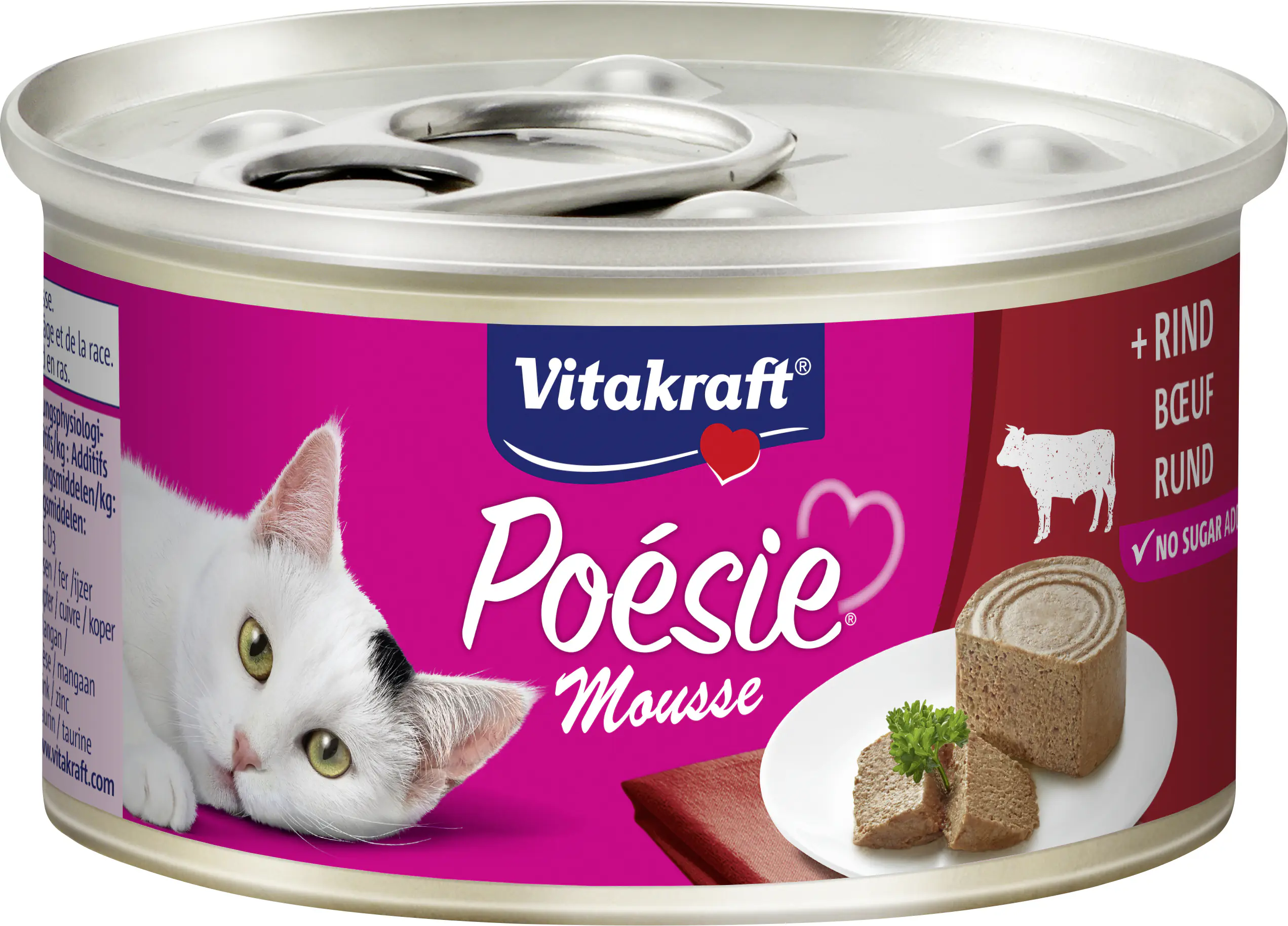 Vitakraft Poésie Katzenfutter Mousse Rind 85 g Vitakraft Poésie Katzenfutter Mousse Rind 85 g