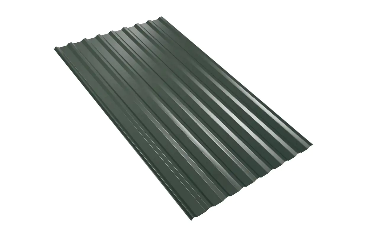 Weckman Trapezblech 200 x 110 cm 0,5 mm nadelgrün Weckman Trapezblech 200 x 110 cm 0,5 mm nadelgrün