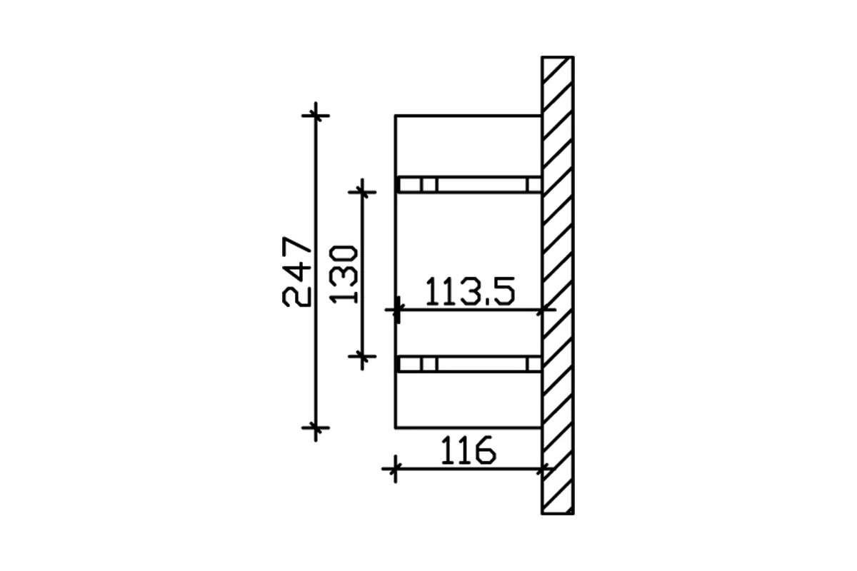 SKAN HOLZ Vordach Siegen Typ 4 247 x 116 cm, lasiert in Eiche hell