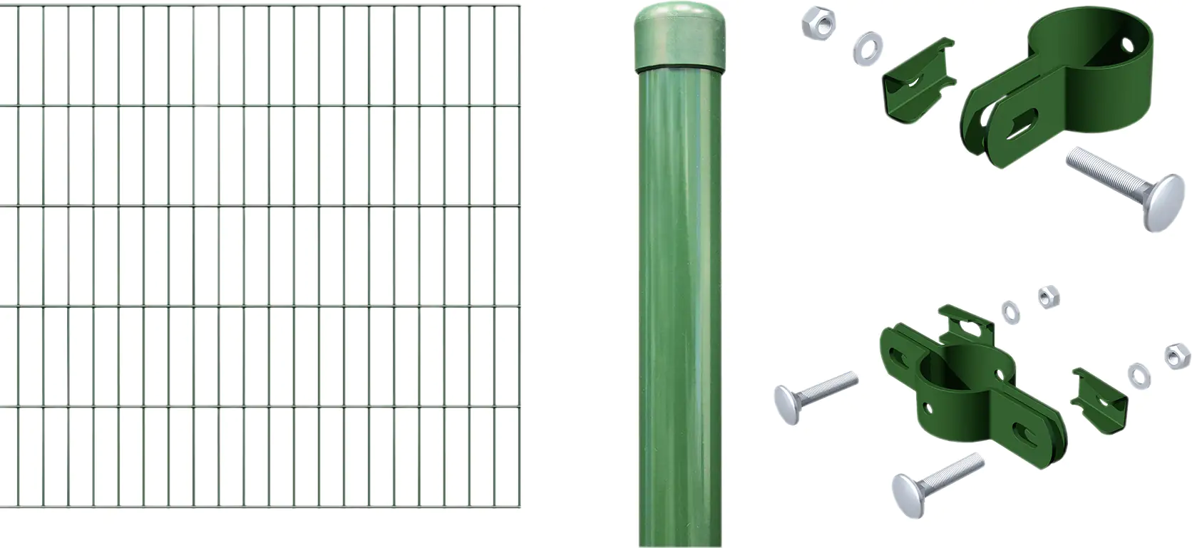 Alberts Komplettset Doppelstabmatten 10 m 100 cm 6/5/6 grün Alberts Komplettset Doppelstabmatten 10 m 100 cm 6/5/6 grün