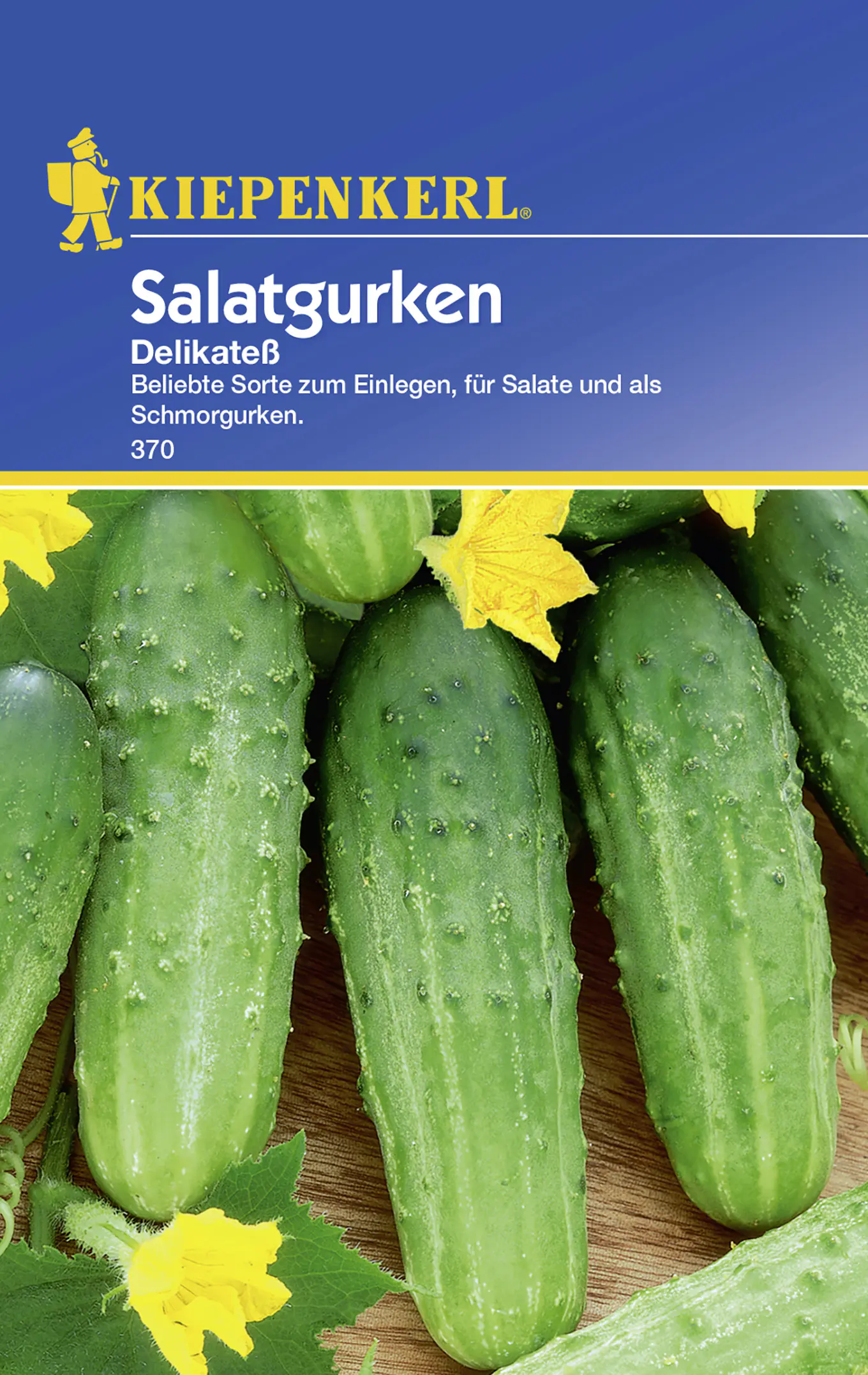 Kiepenkerl Salatgurke Delikateß Cucumis sativus, Inhalt: ca. 60 Pflanzen