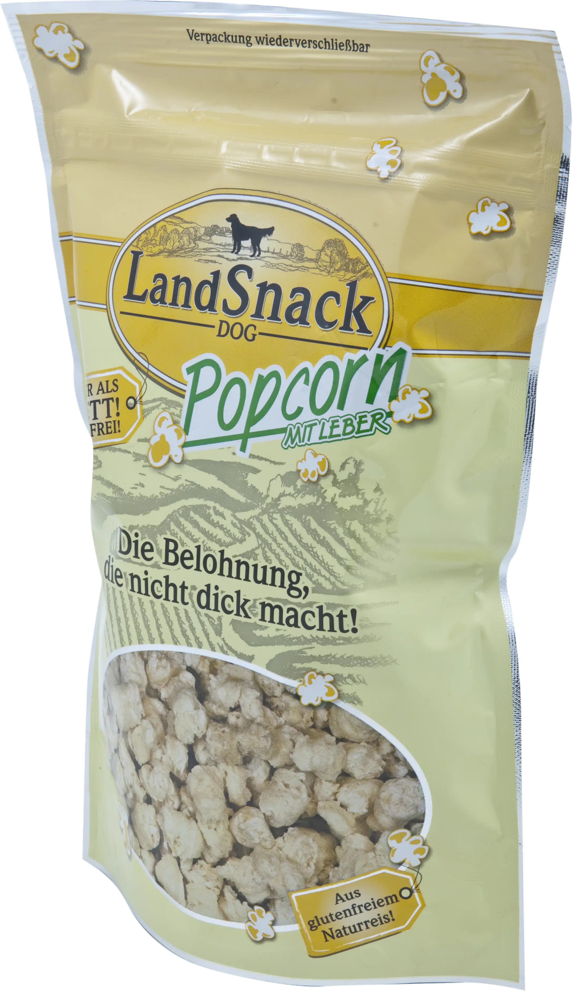LandSnack Popcorn mit Geflügeleber Hundesnack 100 g