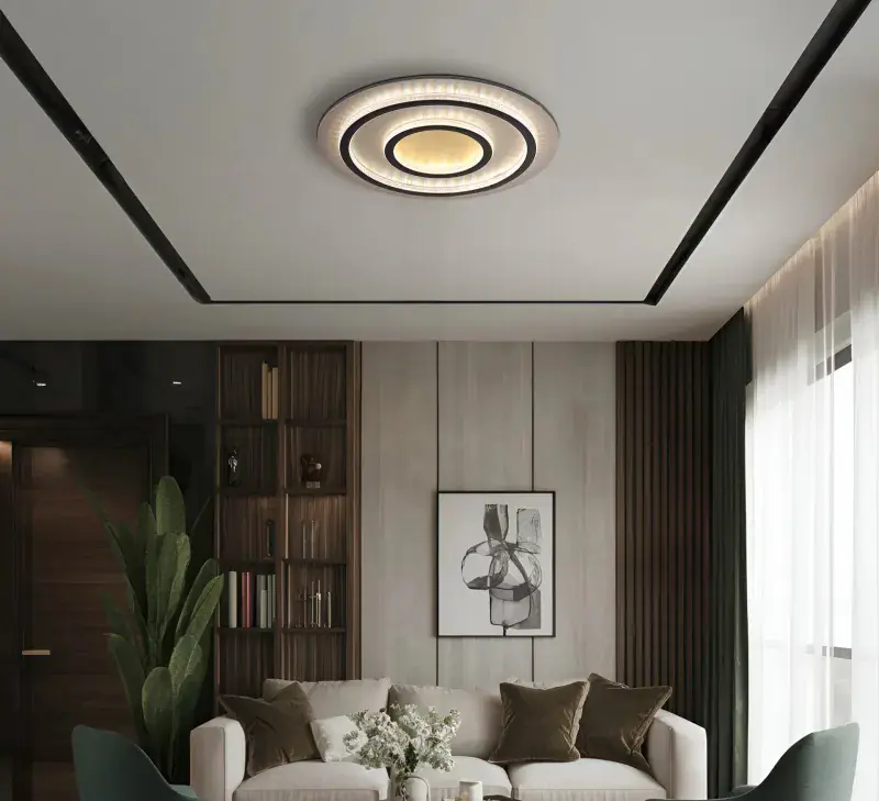 Globo Deckenleuchte Jayden Ø 55 x 6 cm gold CCT