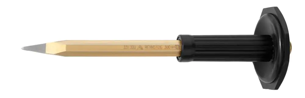 Rennsteig Spitzmeißel 300 mm mit Handschutz