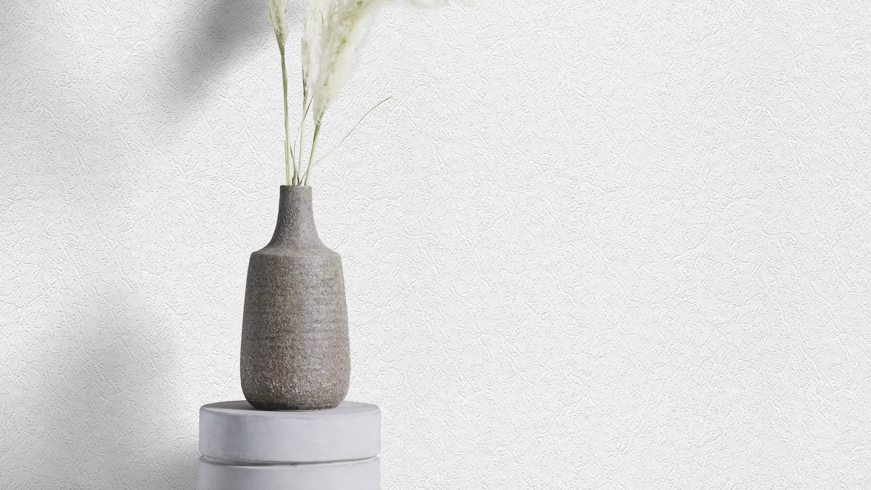 Rasch Papiertapete 823127 Be happy uni weiß. 10,05 x 0,53 m