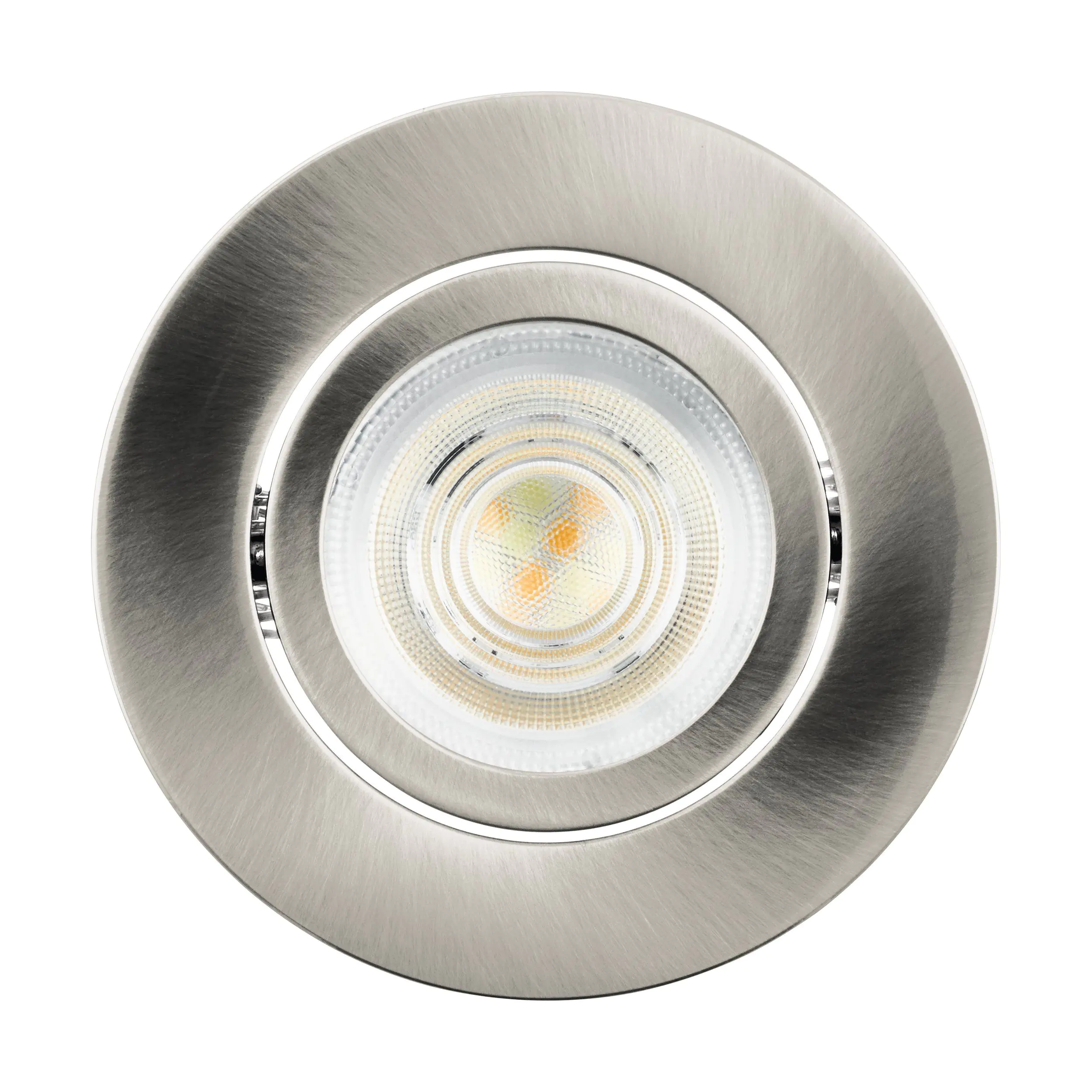 Eglo Connect Einbauleuchte Saliceto-Z nickel-matt Ø 8,8 cm dimmbar RGB Eglo Connect Einbauleuchte Saliceto-Z nickel-matt Ø 8,8 cm dimmbar RGB
