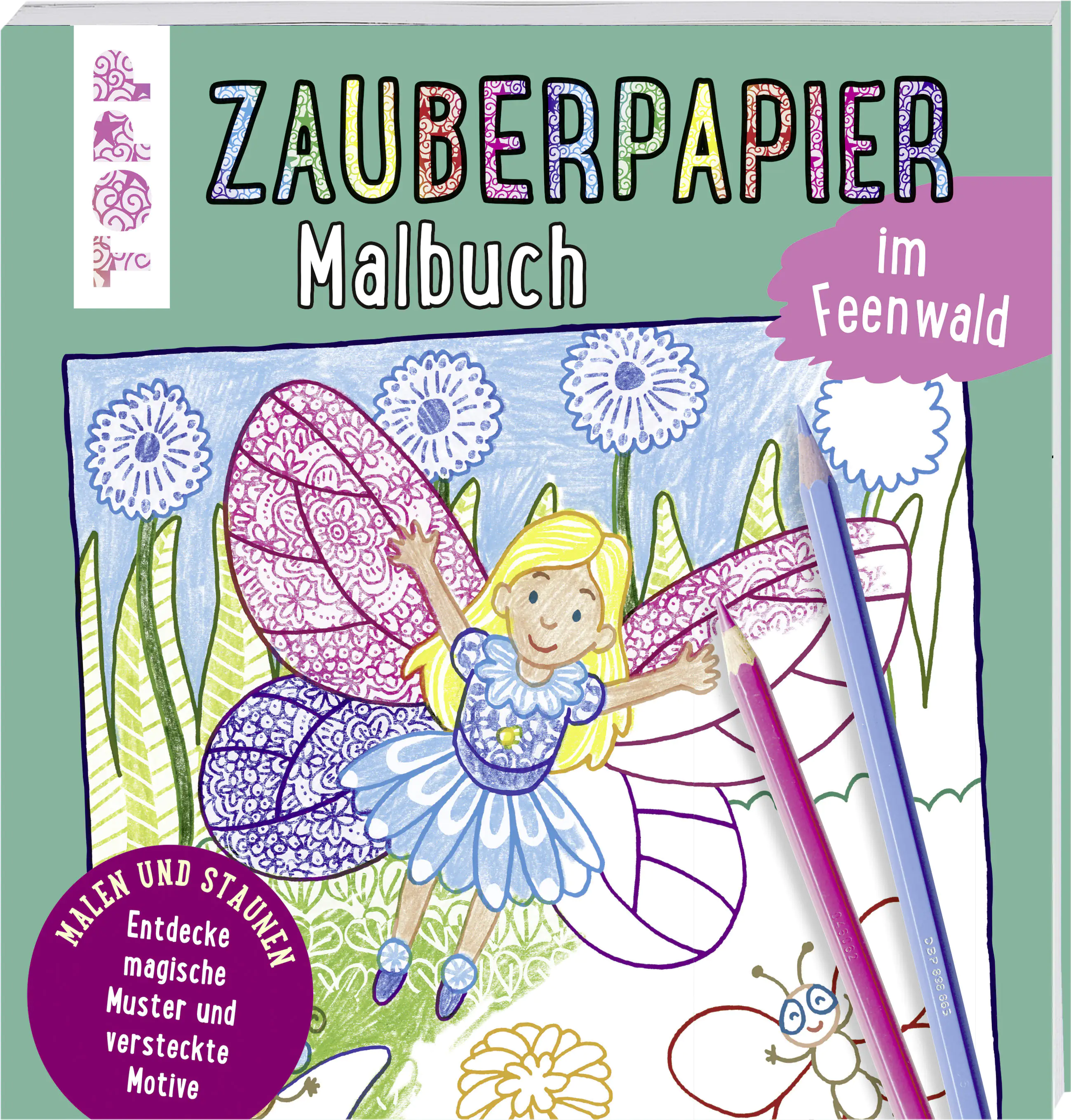Zauberpapier Malbuch im Feenwald