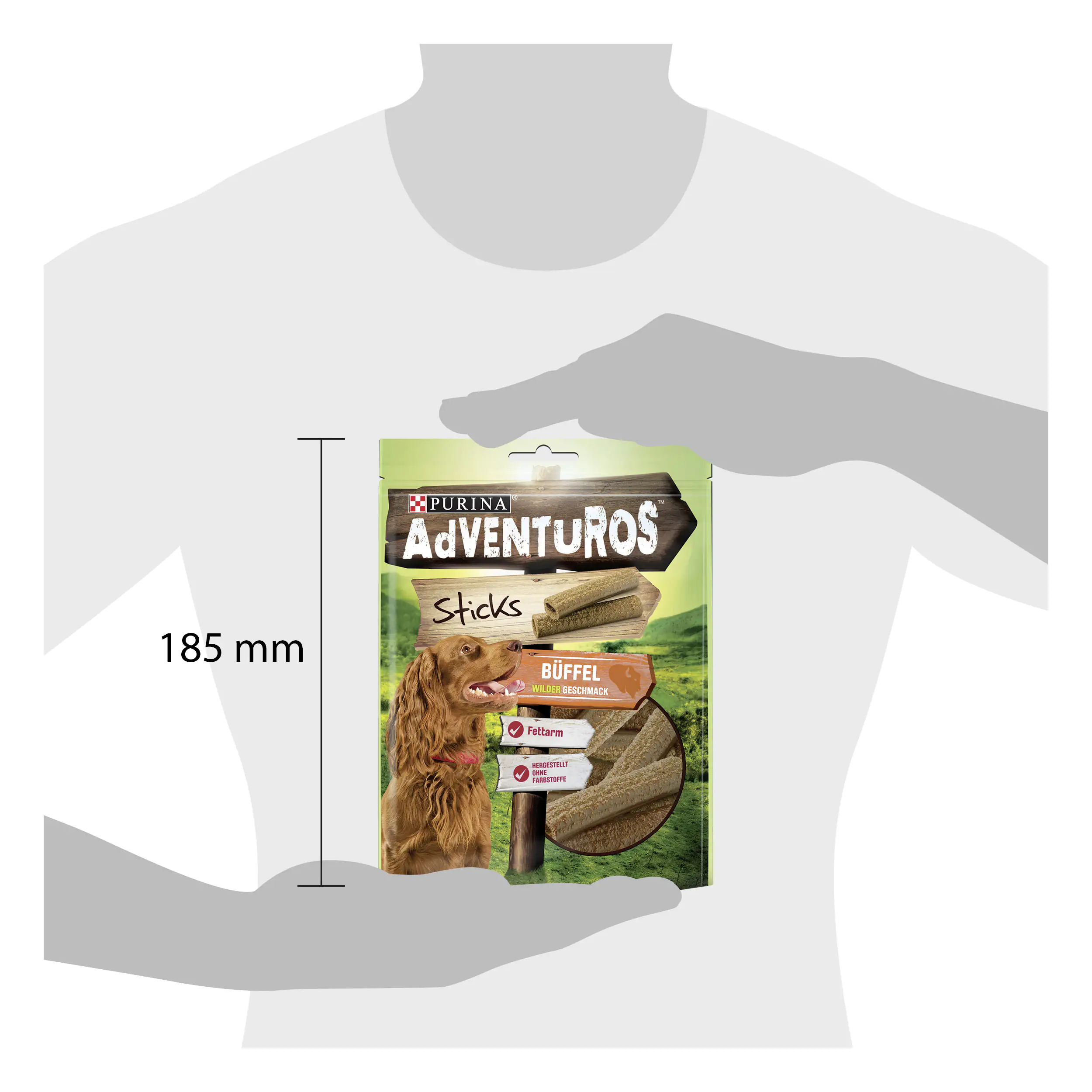 Adventuros mit Büffelgeschmack 120 g Adventuros mit Büffelgeschmack 120 g