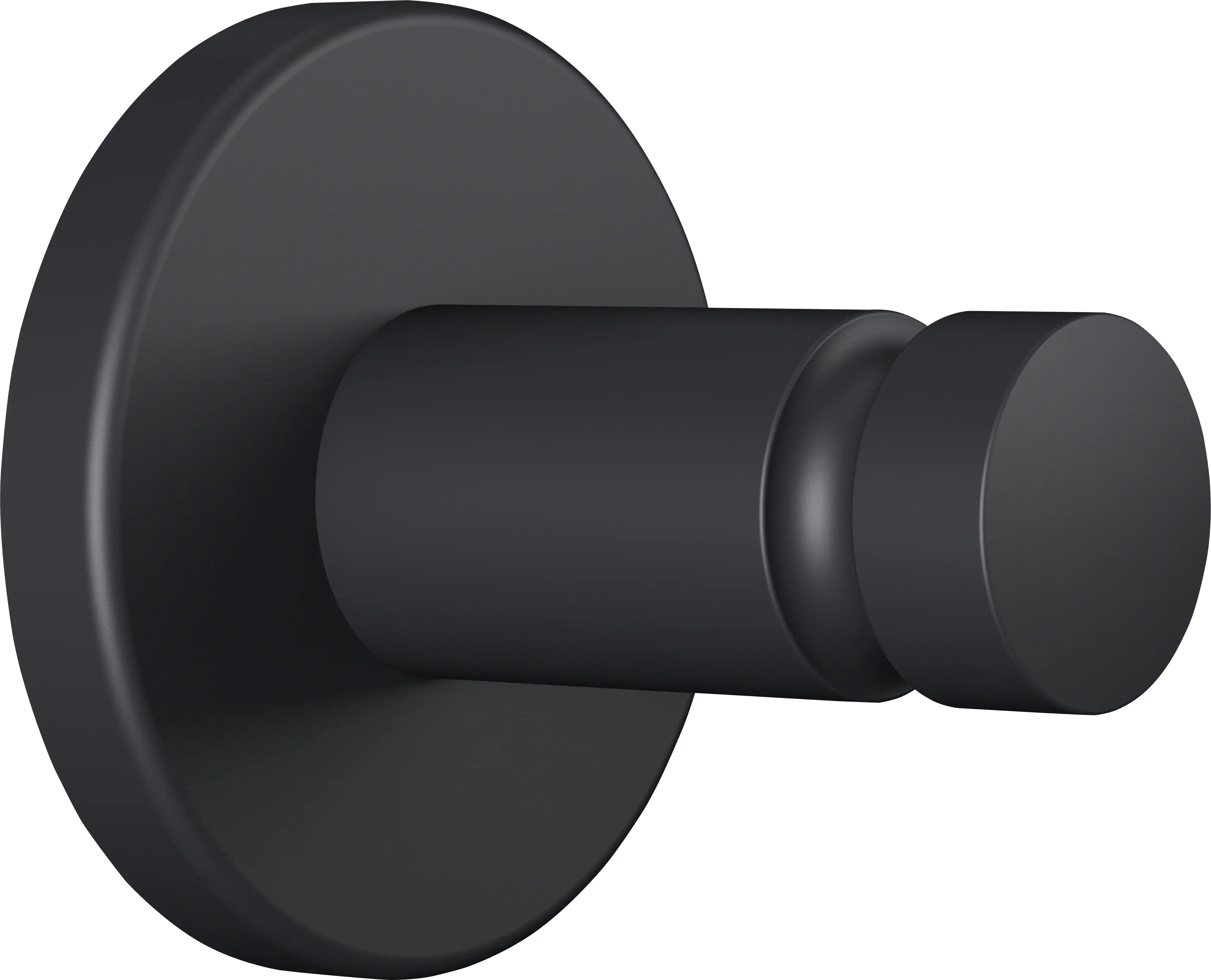 Tesa Handtuchhaken MOON  schwarz zum Kleben