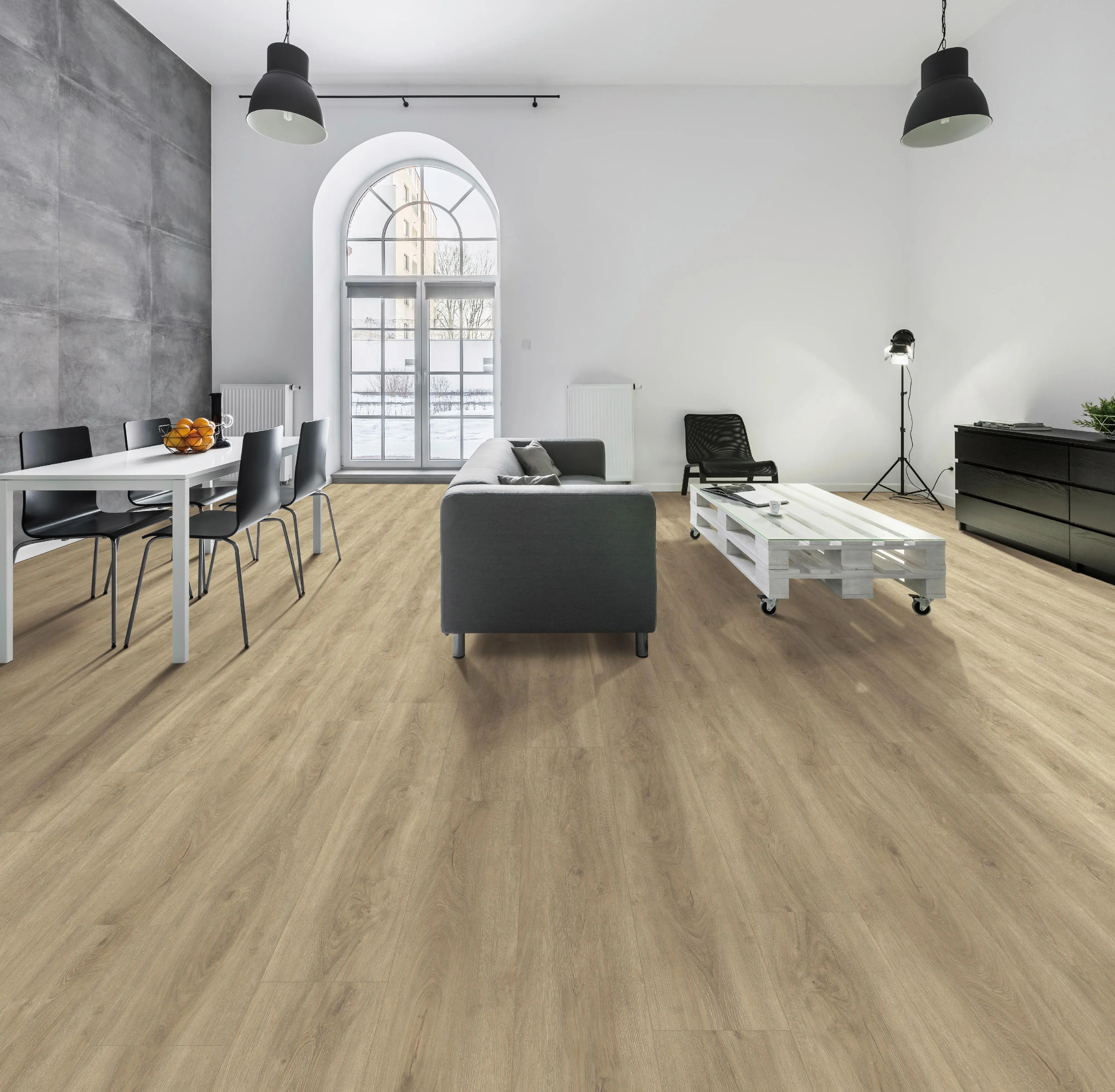 Decoflooring Vinylboden Eiche Athen 122 x 22,9 cm 4,5 mm