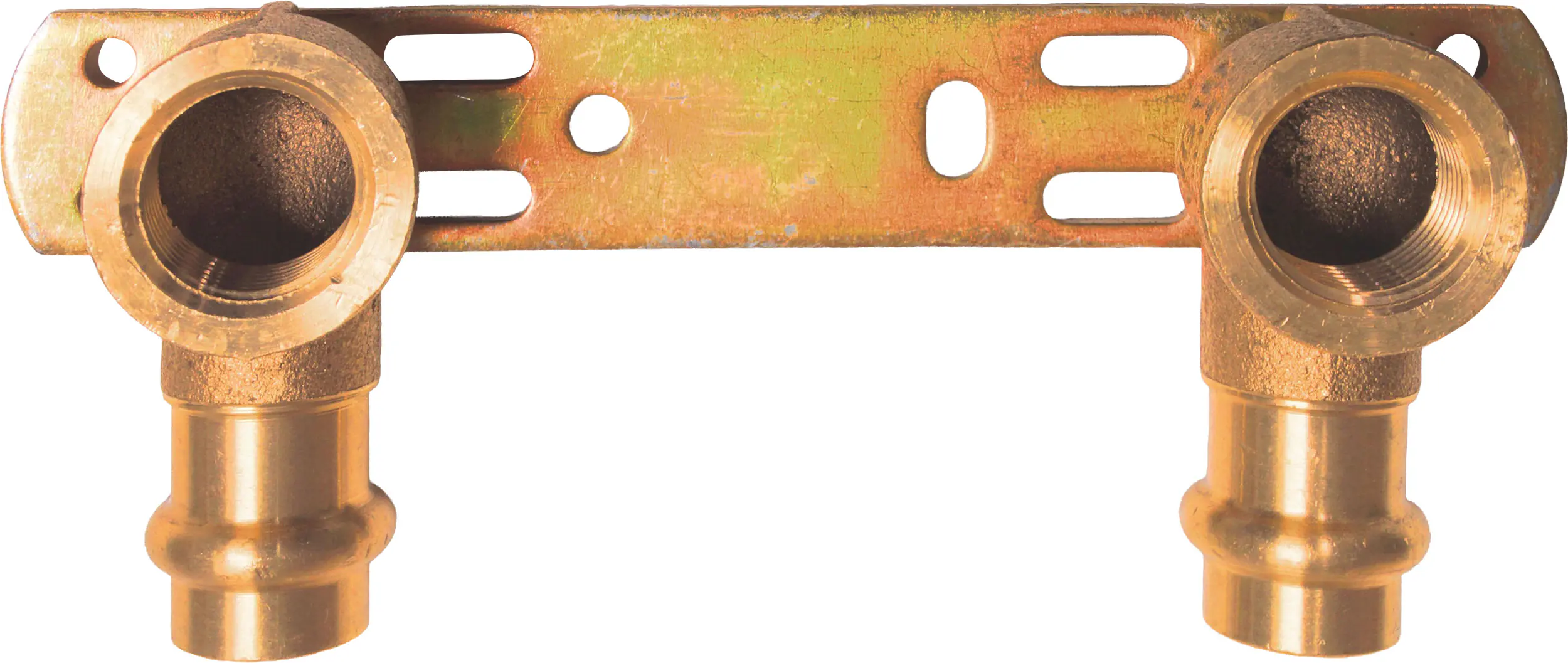 Cornat Press-Montageeinheit Rotguss, ø 15 mm, 1/2" IG, 100 mm