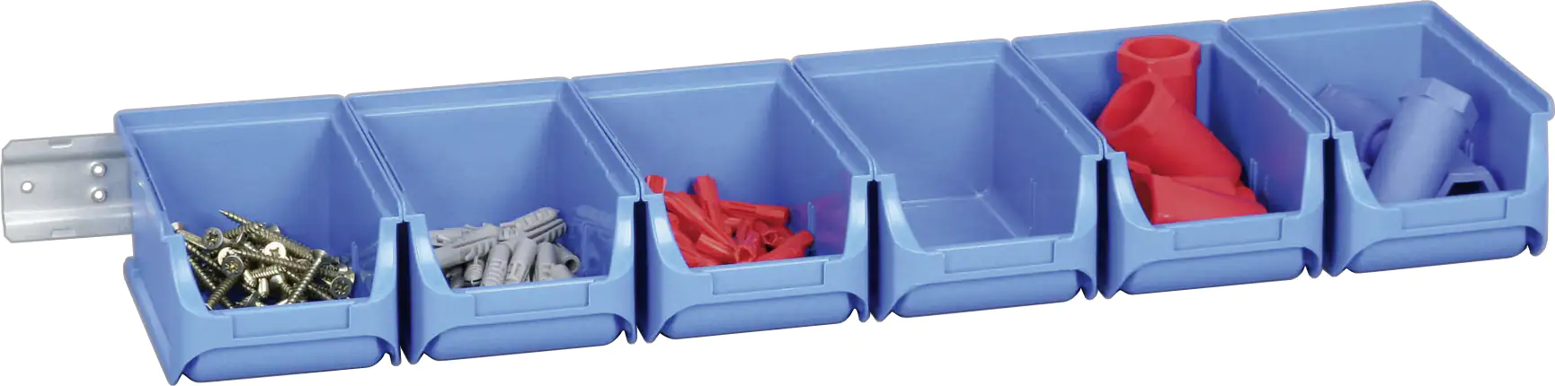 Allit Sichtboxen-Set 7-tlg. ProfiPlus Set 2/7 mit Metallschiene 4,8 l Allit Sichtboxen-Set 7-tlg. ProfiPlus Set 2/7 mit Metallschiene 4,8 l