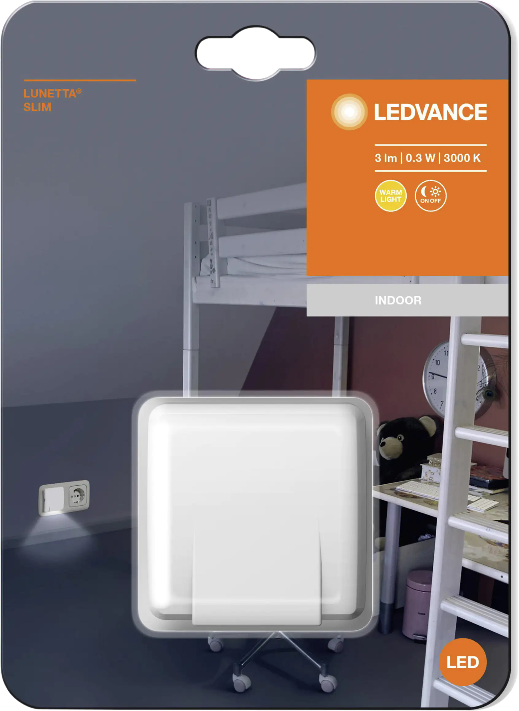 Ledvance LED Nachtlicht Lunetta Slim weiß Ledvance LED Nachtlicht Lunetta Slim weiß