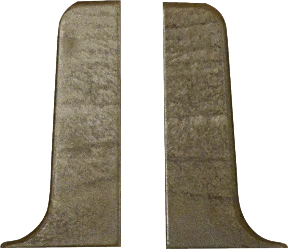 Endstück für Kunststoffleiste ku.050 nussbaum