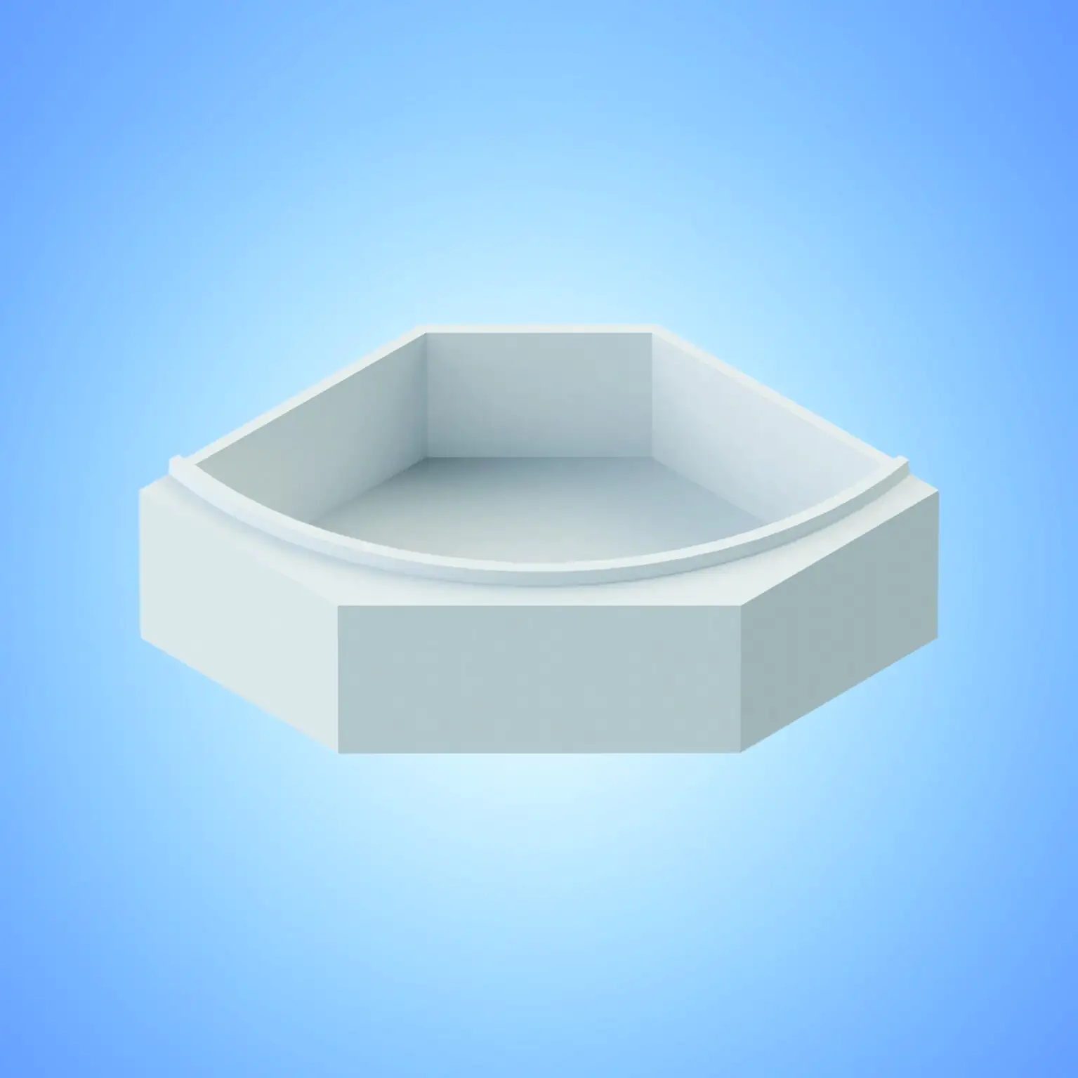 Ottofond Wannenträger Canary 1545 x 1545 mm