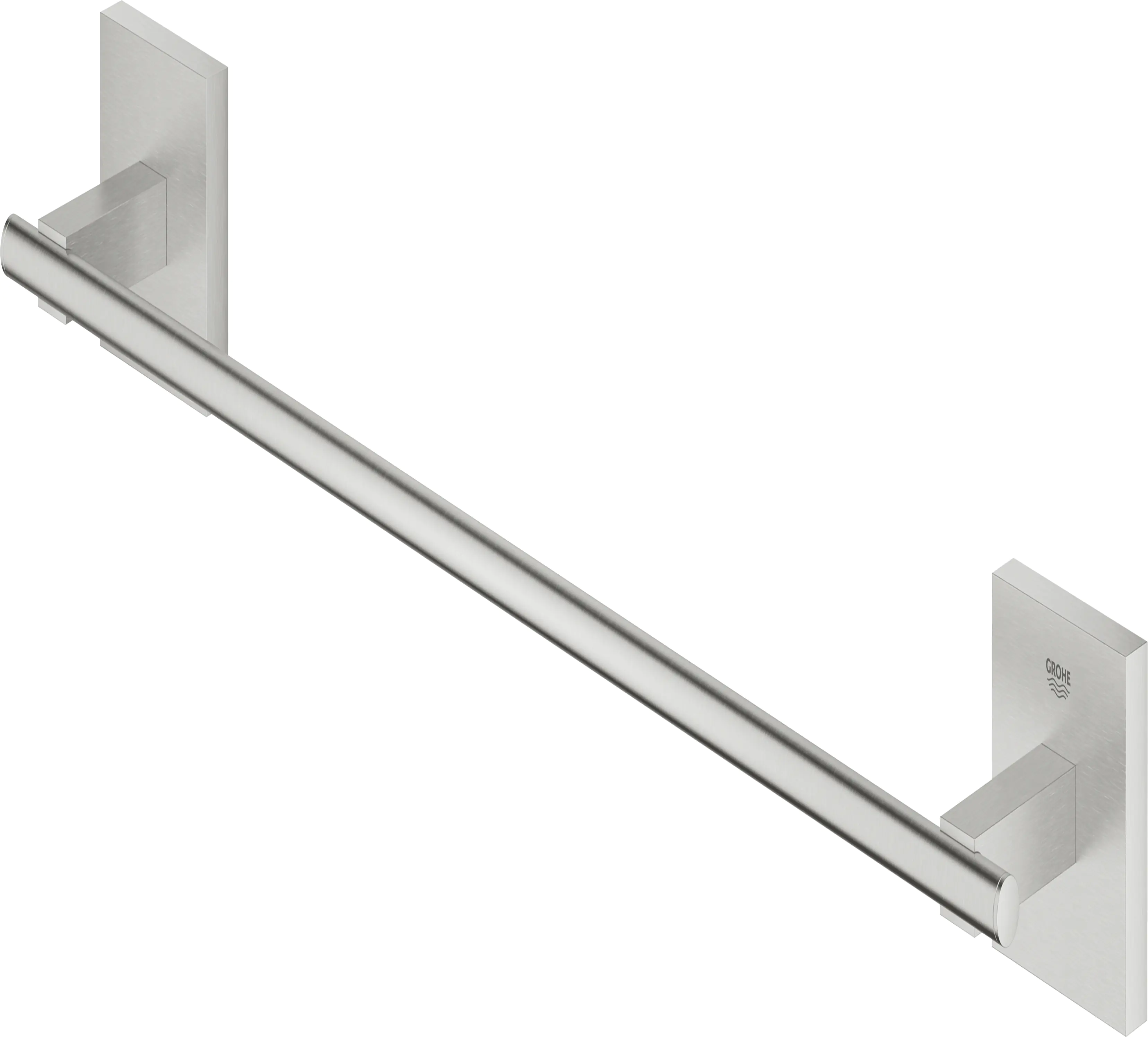 Grohe Start Cube Badetuchhalter supersteel klebbar