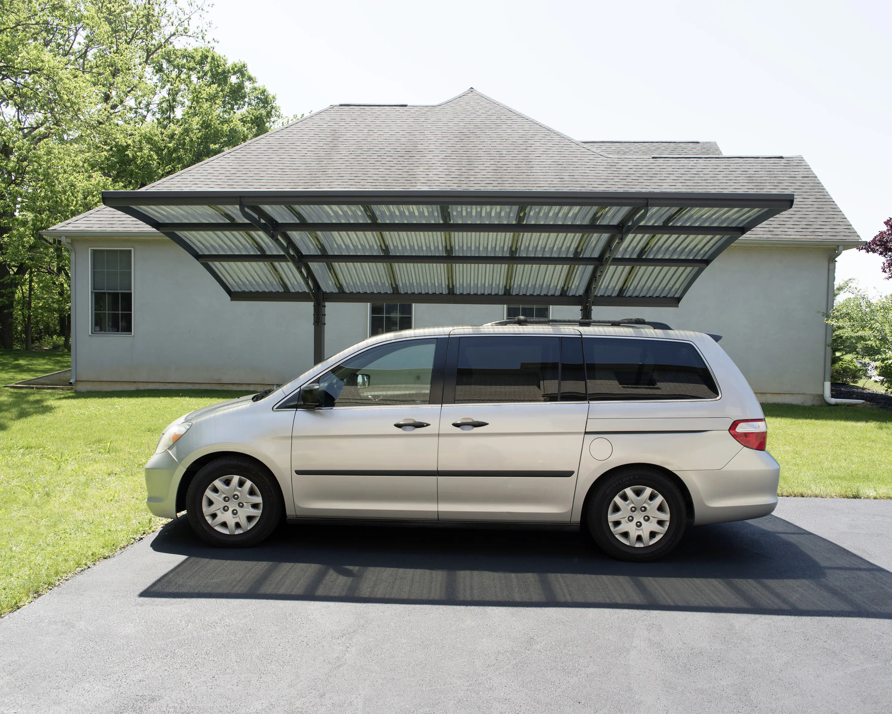 Canopia Carport Arizona Wave 5000 Grau Alu 495 x 289 cm Canopia Carport Arizona Wave 5000 Grau Alu 495 x 289 cm