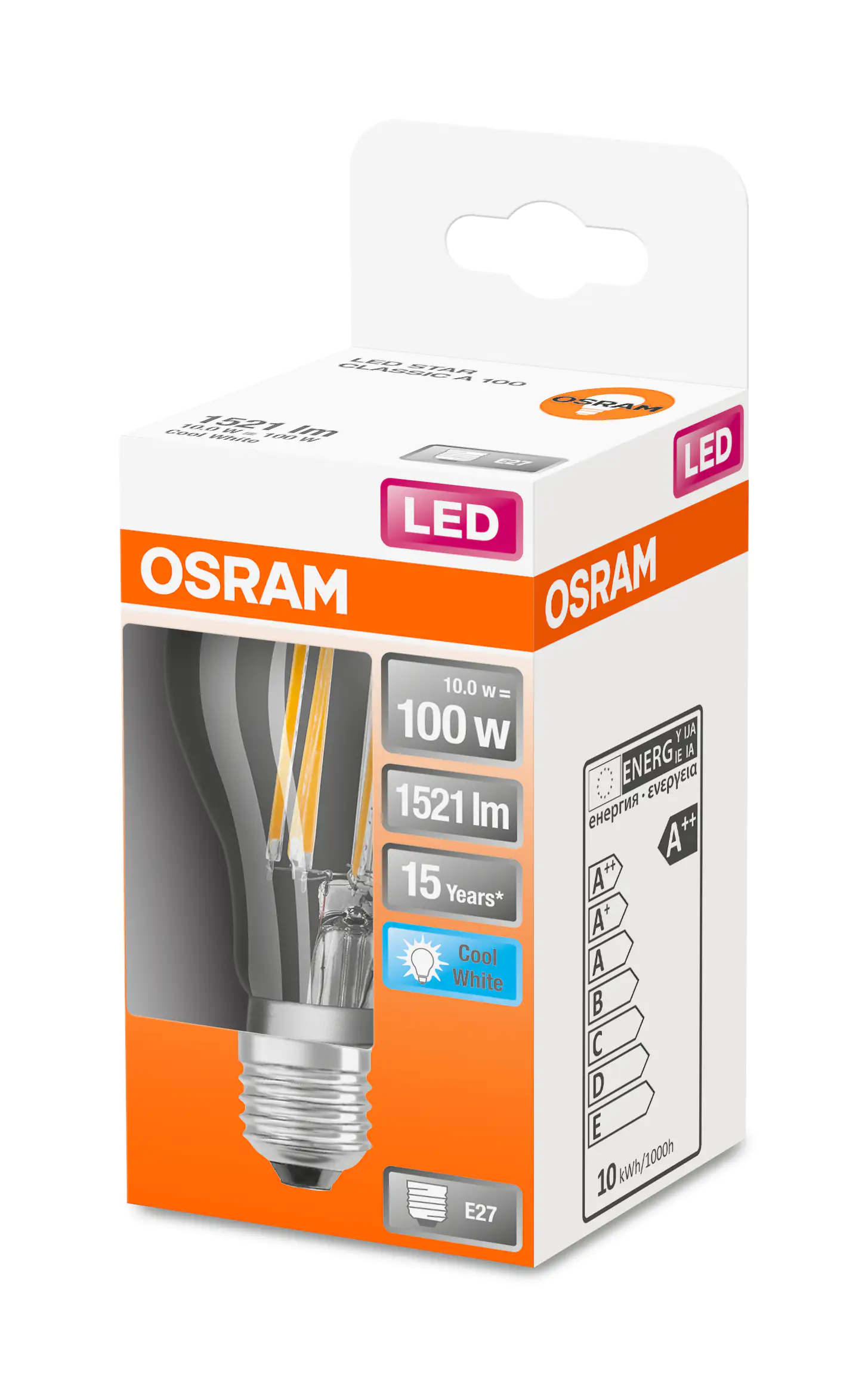 Osram LED Leuchtmittel Retrofit Cla 100 E27 11W neutralweiß, klar