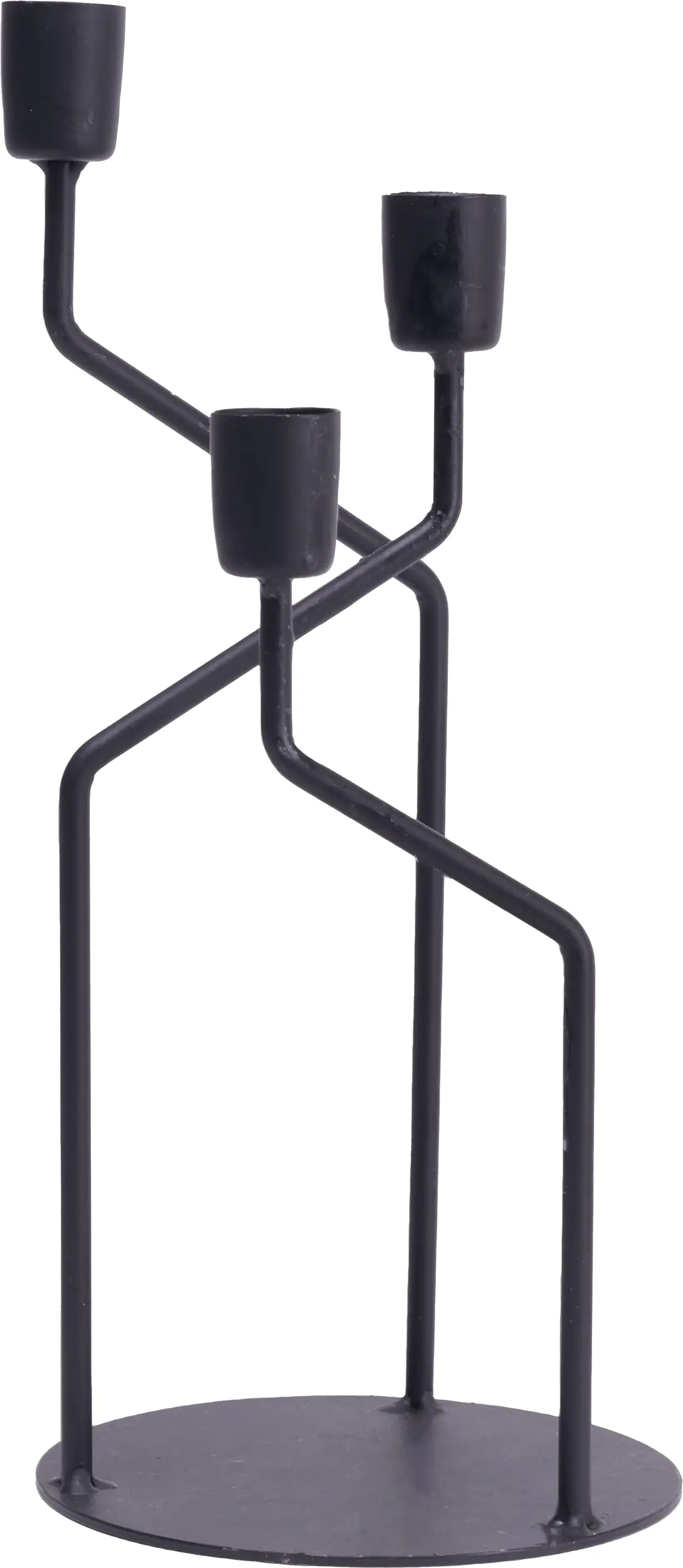 TrendLine Kerzenständer Metall 27,5 cm schwarz TrendLine Kerzenständer Metall 27,5 cm schwarz