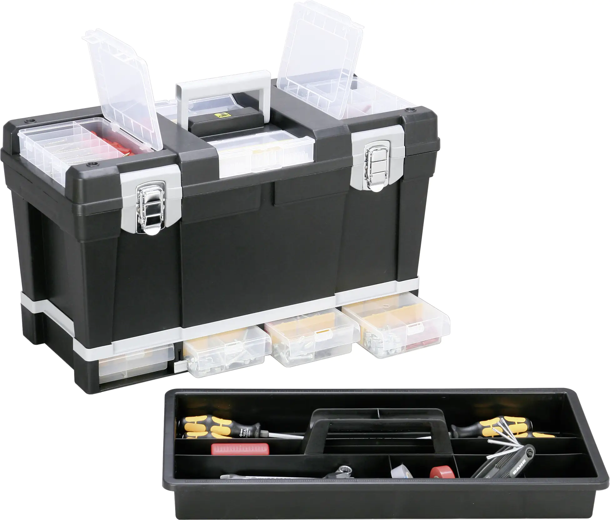 Allit Werkzeugkoffer mit Kleinteilesortierung McPlus Depot S 23