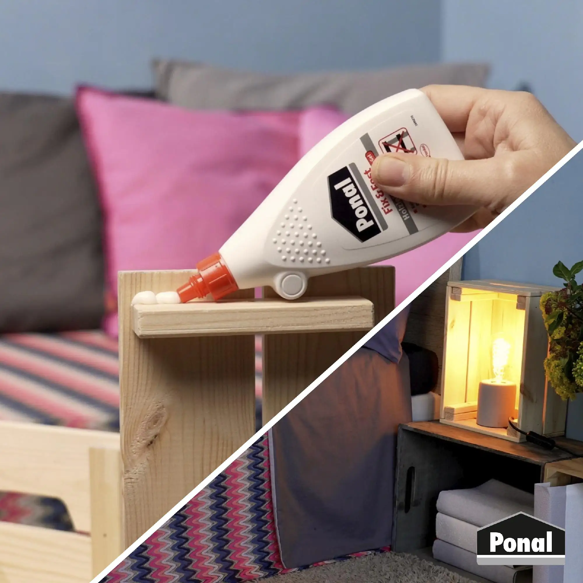 Ponal Holzleim Fix & Fest 200 g Flasche, trocknet transparent