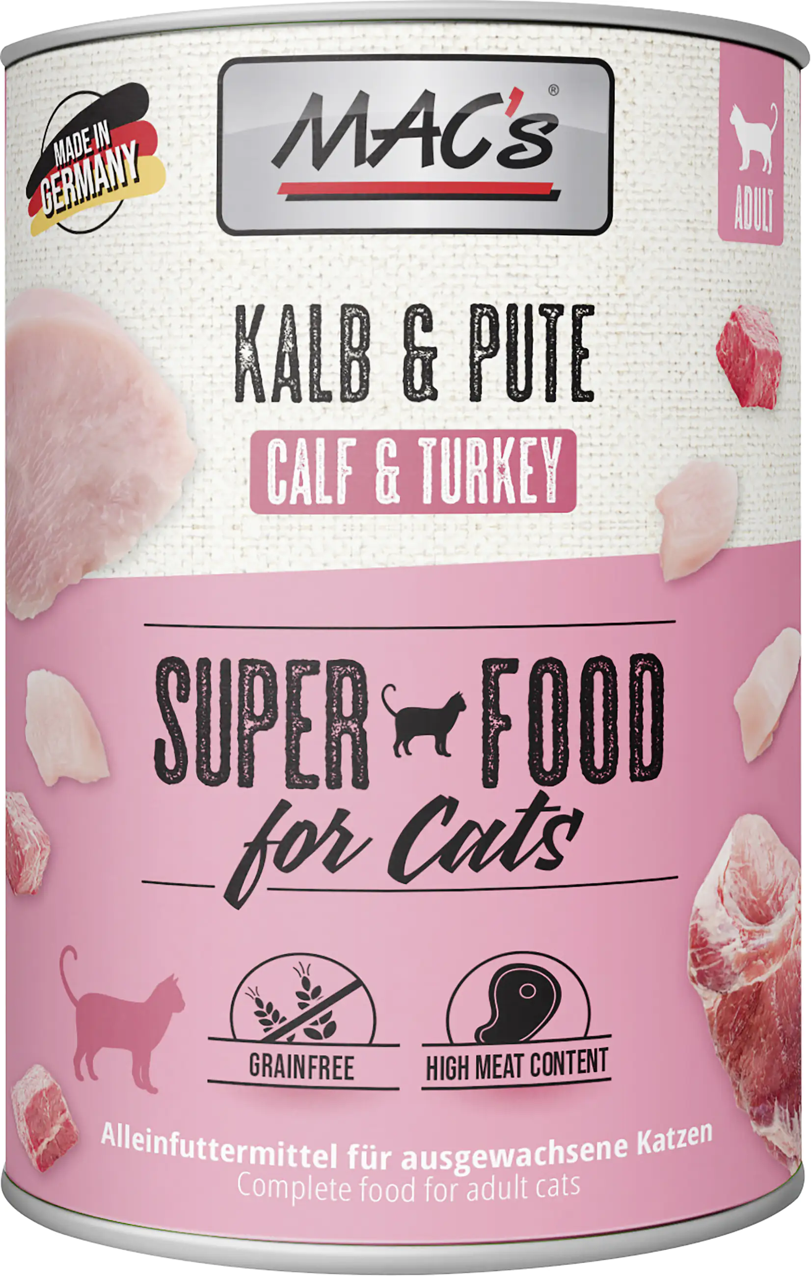 Macs Cat Kalb & Pute 400 g Macs Cat Kalb & Pute 400 g