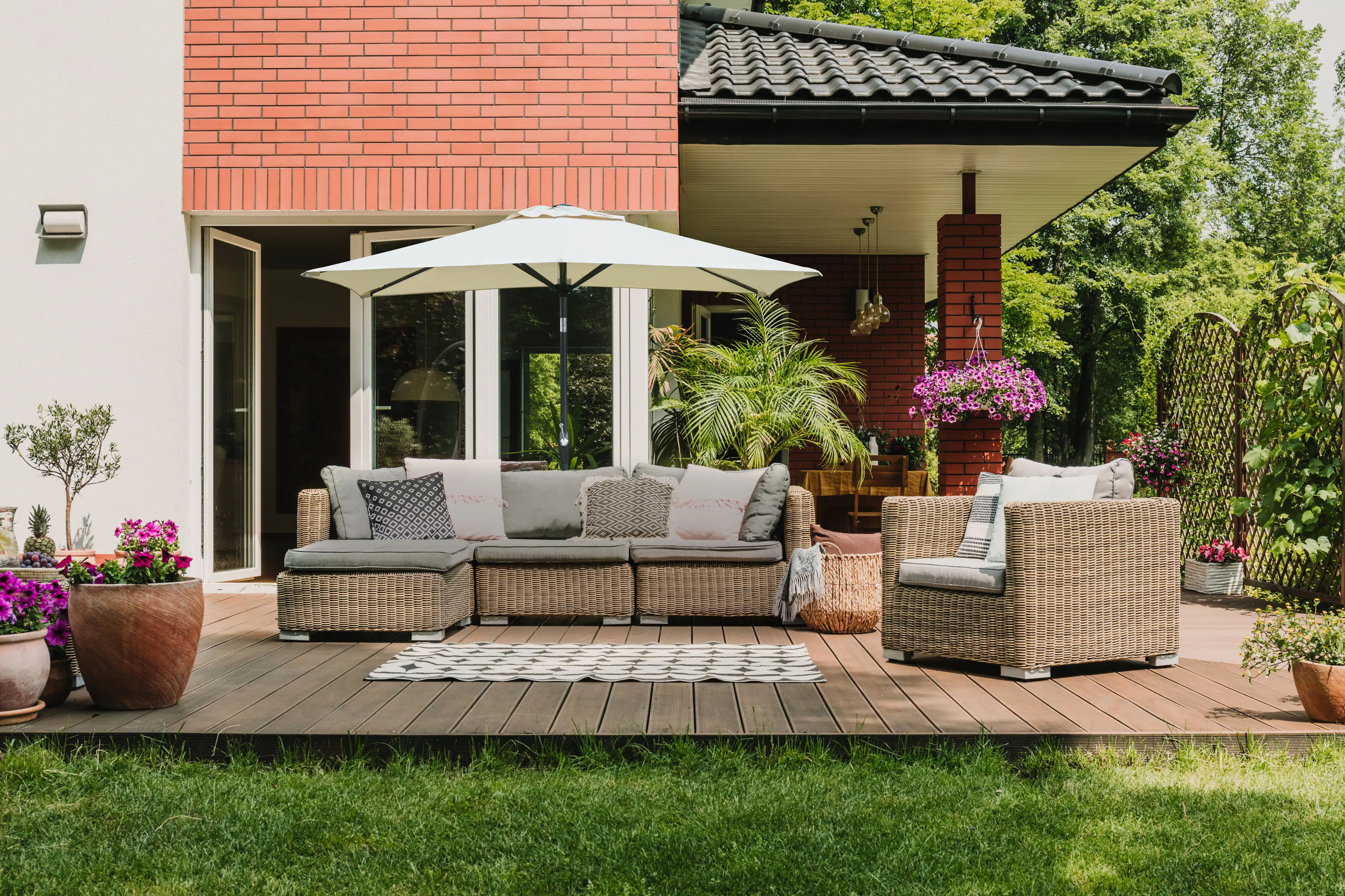 Primaster Balkonschirm Florenz natur, 140 x 210 cm Primaster Balkonschirm Florenz natur, 140 x 210 cm