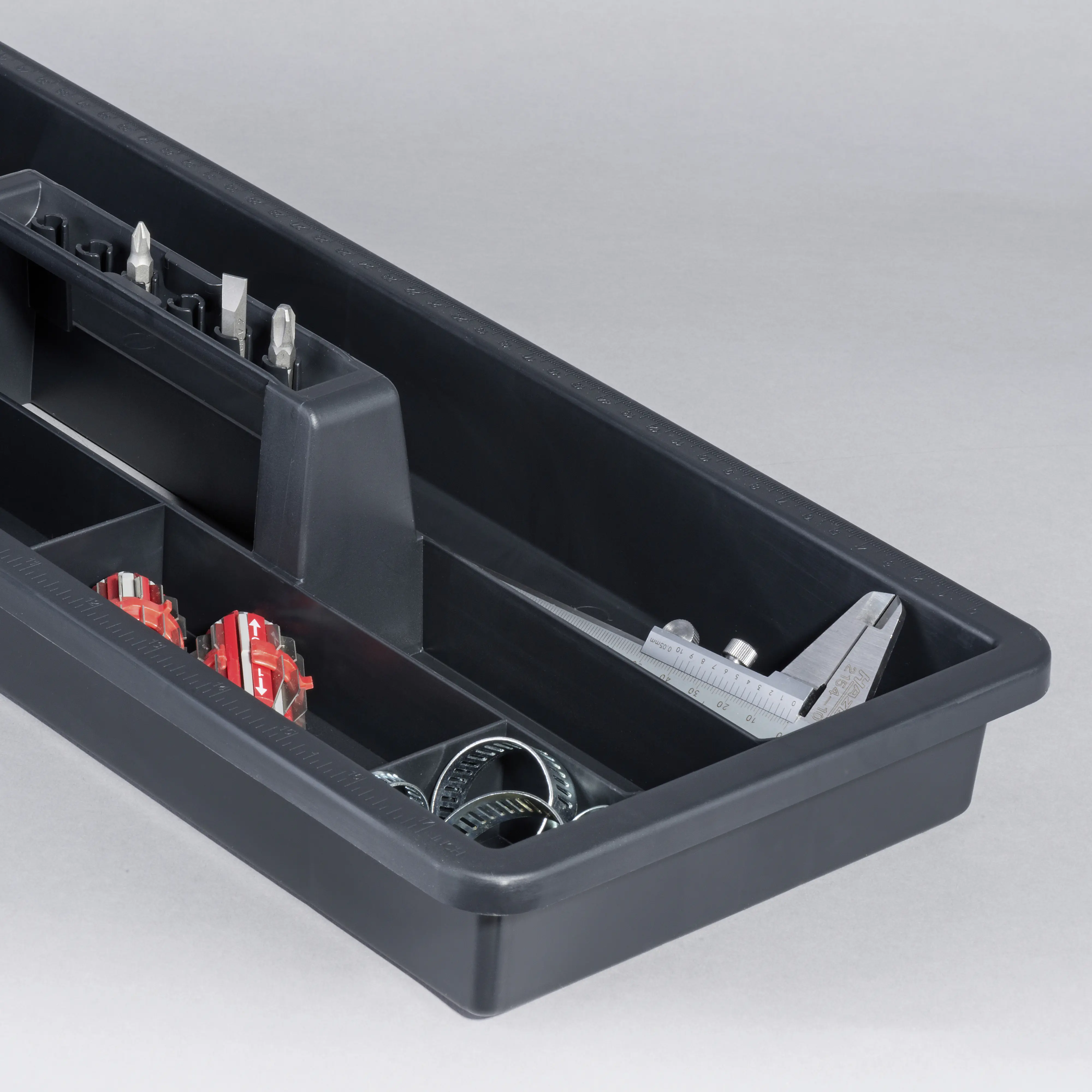 Allit Werkzeugkoffer McPlus Promo 20 schwarz gelb PP mit Tragekasten, 2 Organizer, ohne Inhalt