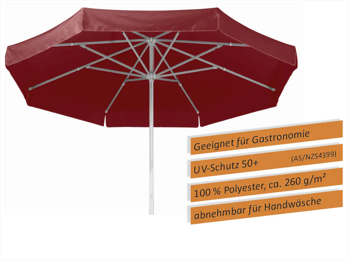Schneider Sonnenschirm Jumbo bordeaux Ø 300 cm