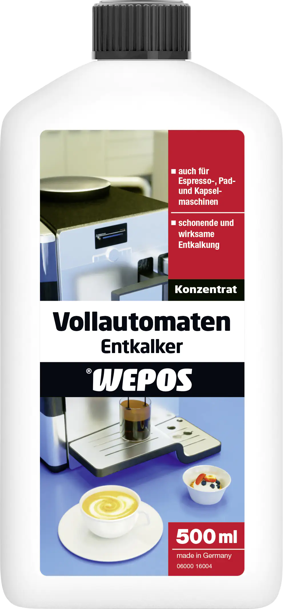 Wepos Vollautomaten Entkalker 500 ml