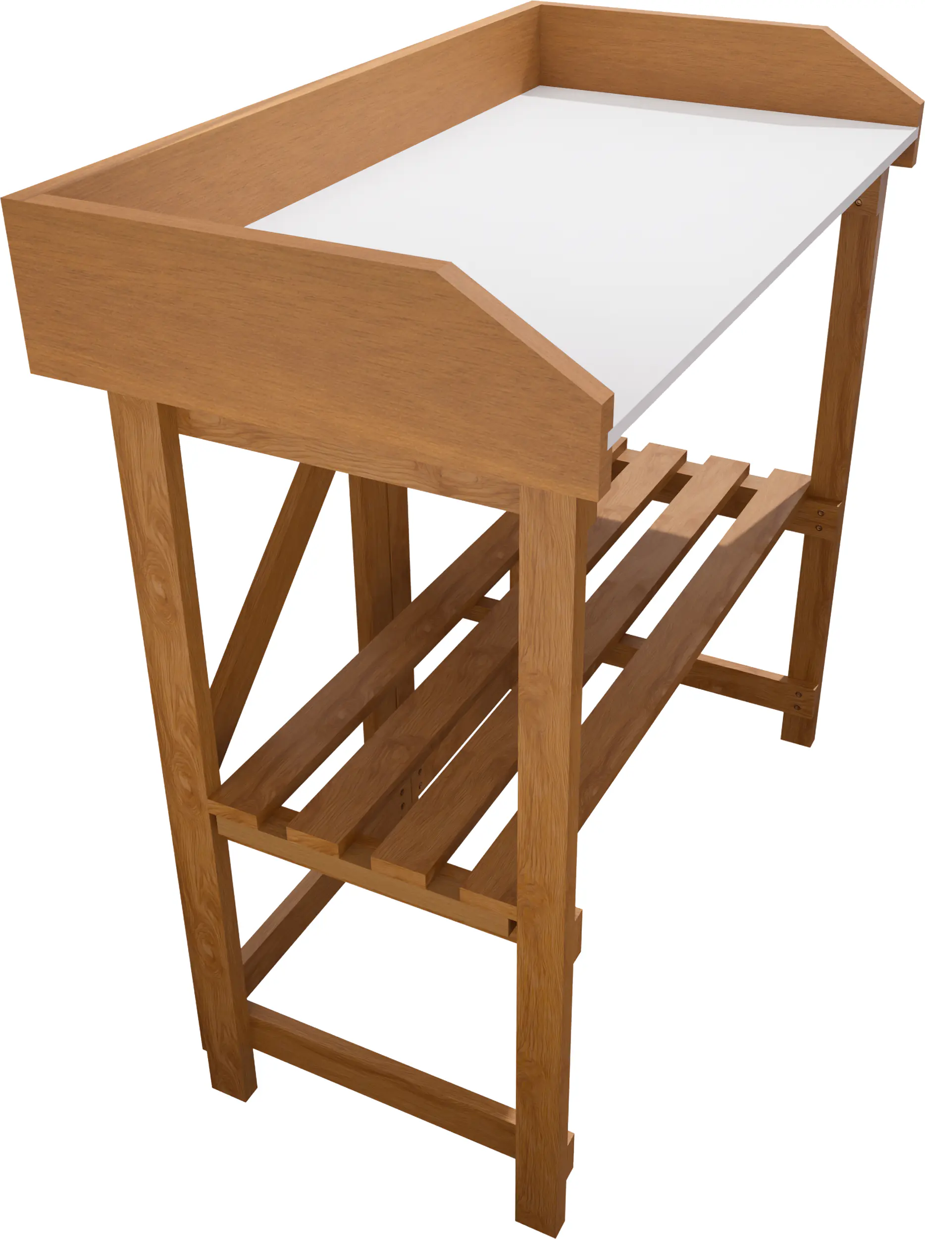 Primaster Pflanztisch mit Ablage Cala Holz 85 x 44 cm