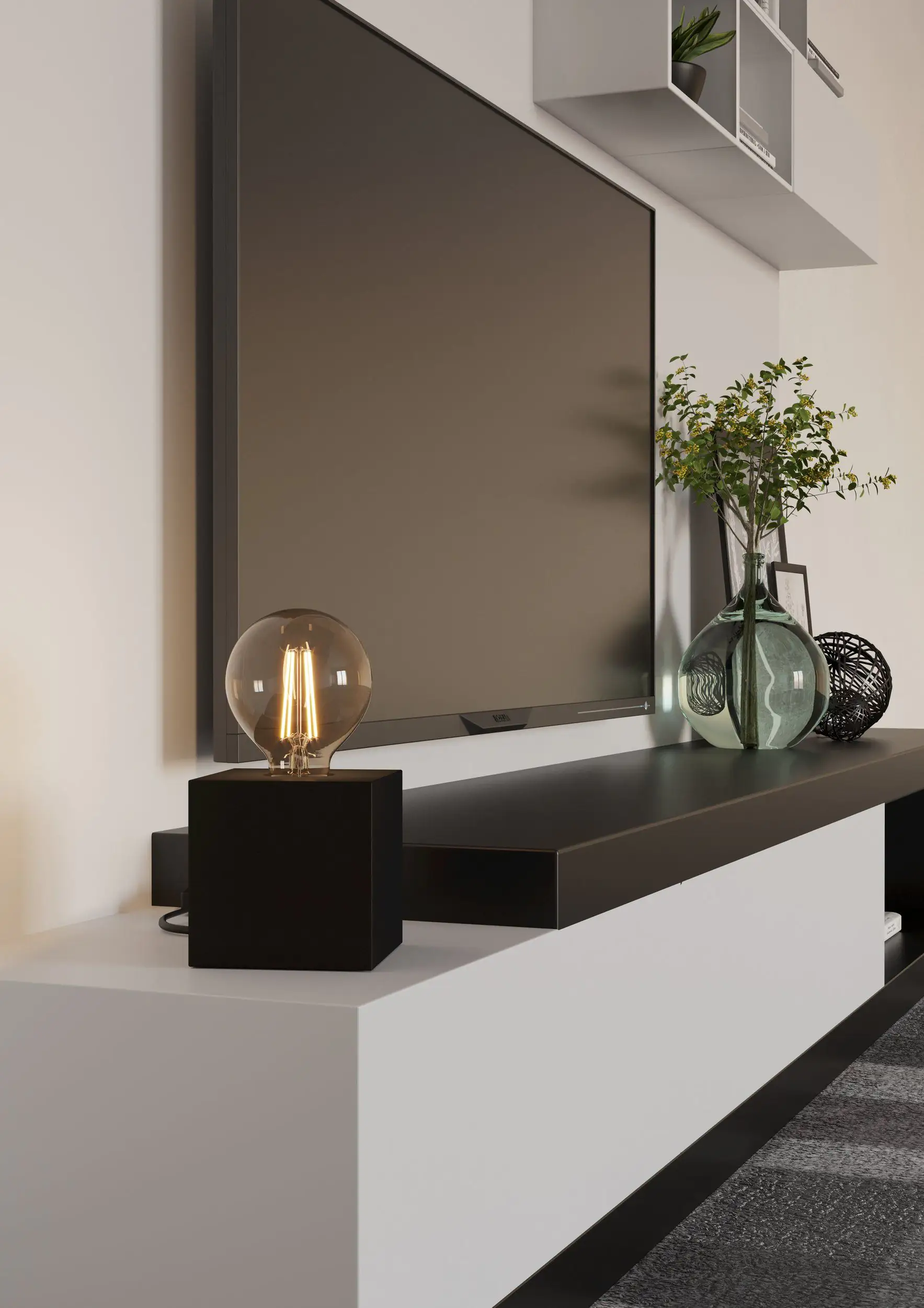 Eglo Tischleuchte Prestwick 2 bronze dunkel 10 x 10 cm E27