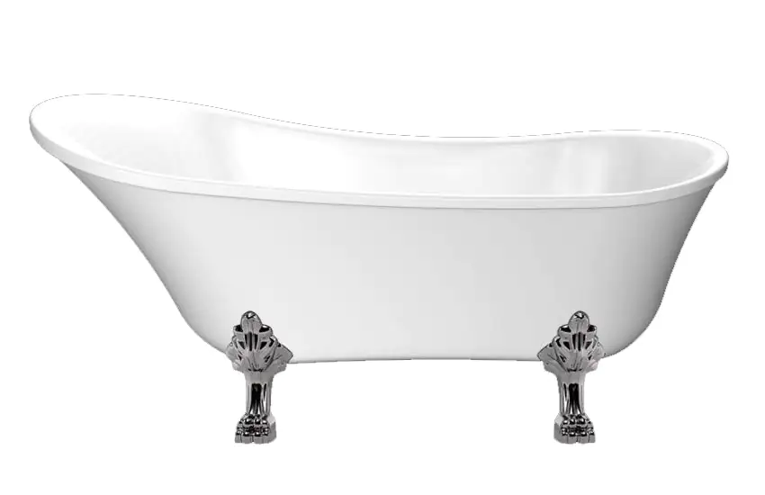 TrendLine Freistehende Badewanne Opera Nostalgie 175 x 74 x 76 cm weiß