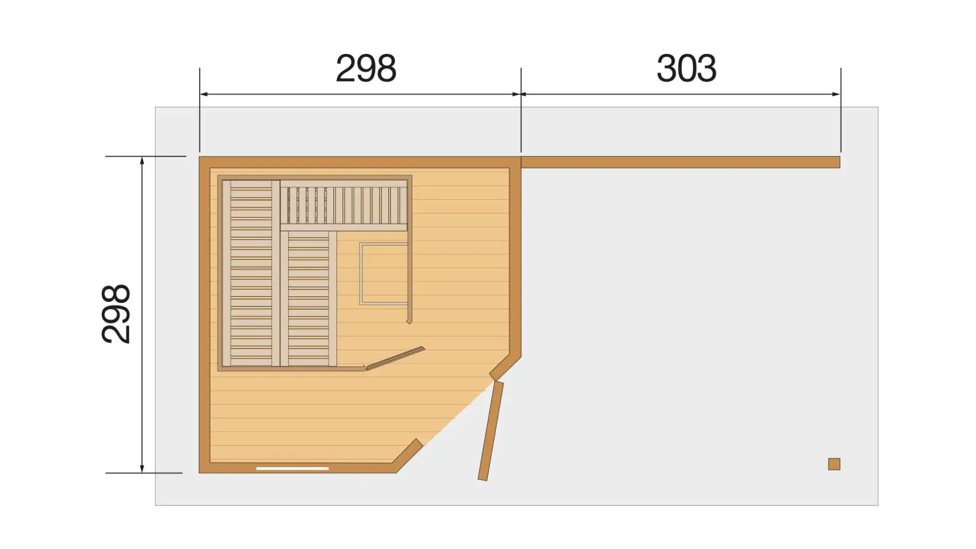 weka Saunahaus SALO Gr. 1 Sparset 7,5 kW OS natur weka Saunahaus SALO Gr. 1 Sparset 7,5 kW OS natur