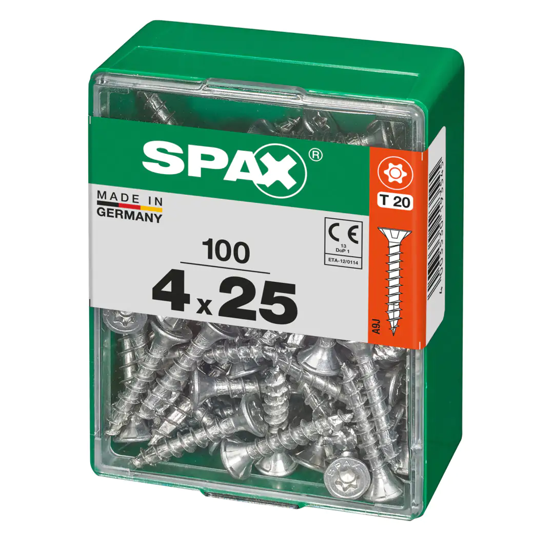 Spax Universalschrauben 4.0 x 25 mm TX 20 - 100 Stk.