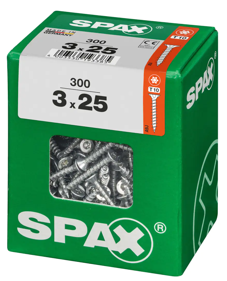 Spax Universalschrauben 3.0 x 25 mm TX 10 - 300 Stk.