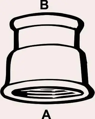 Cornat Reduziermuffe messing 1" x 3/4" Innengewinde