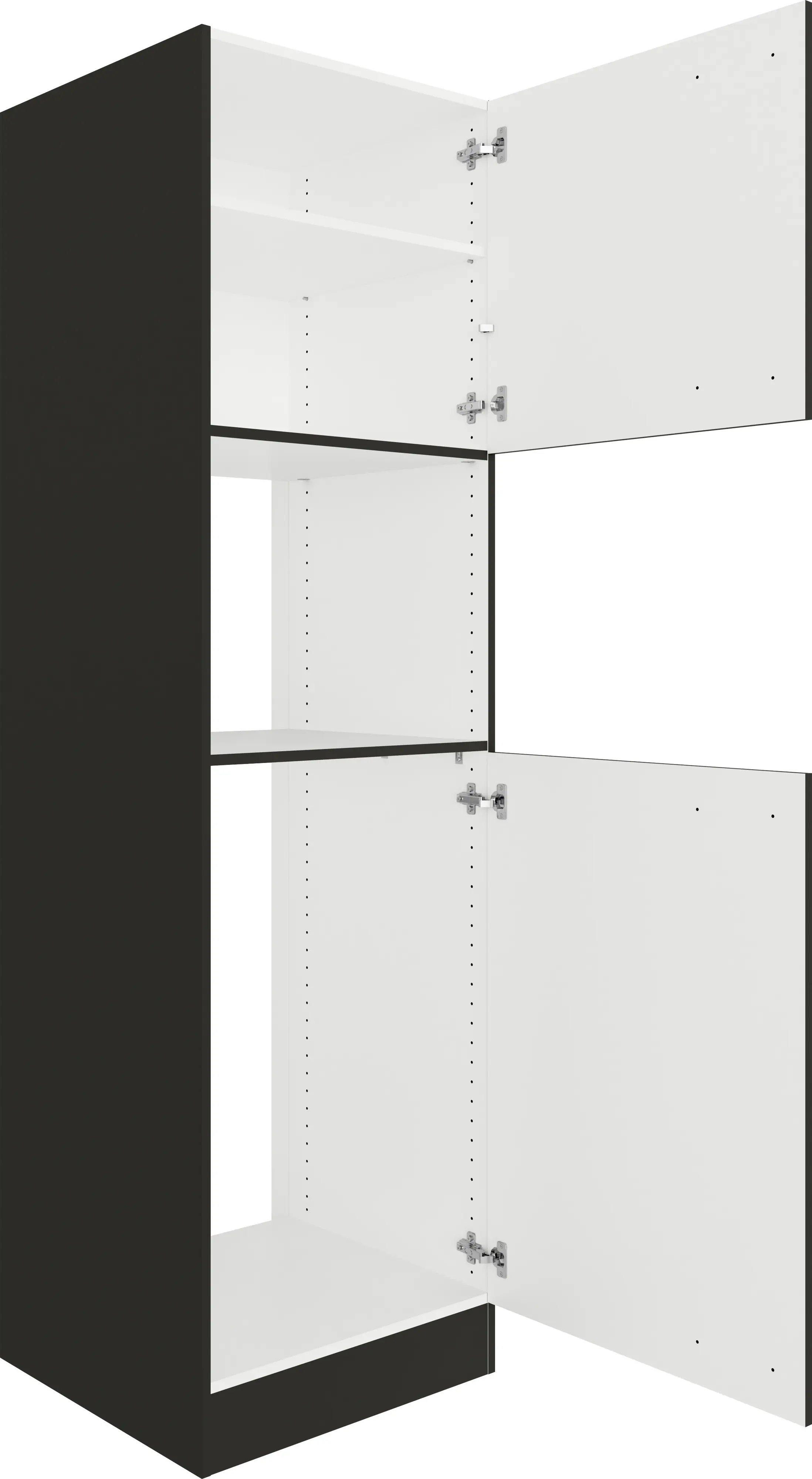 Optifit Hochschrank Madrid 420 steingrün/anthrazit matt 60 cm 