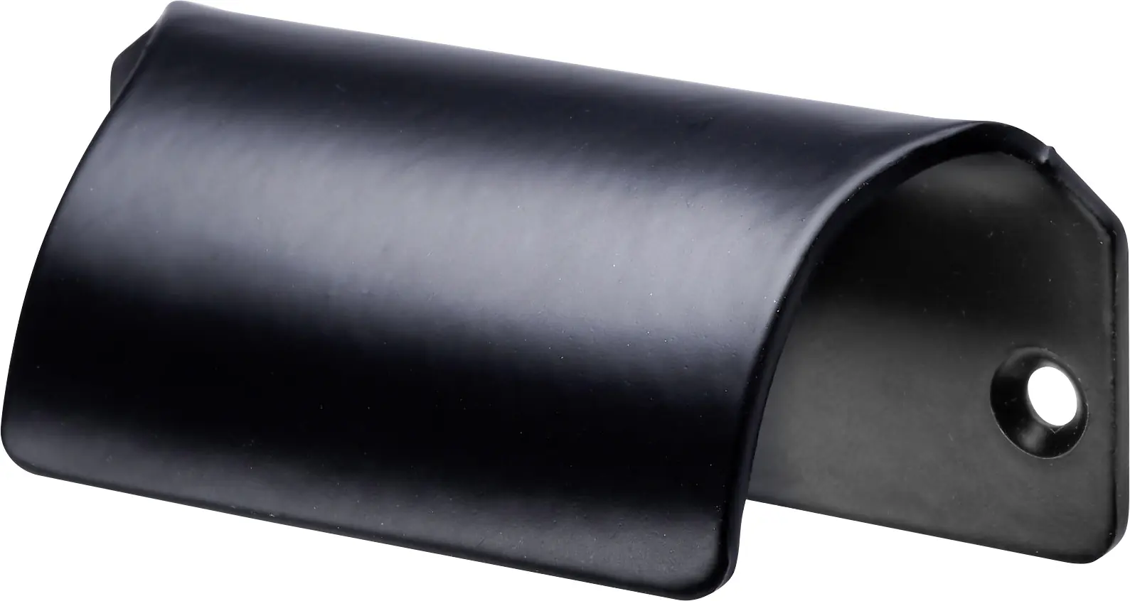 Hettich Möbelgriff Schublade Aluminium 70 mm schwarz - 1 Stück