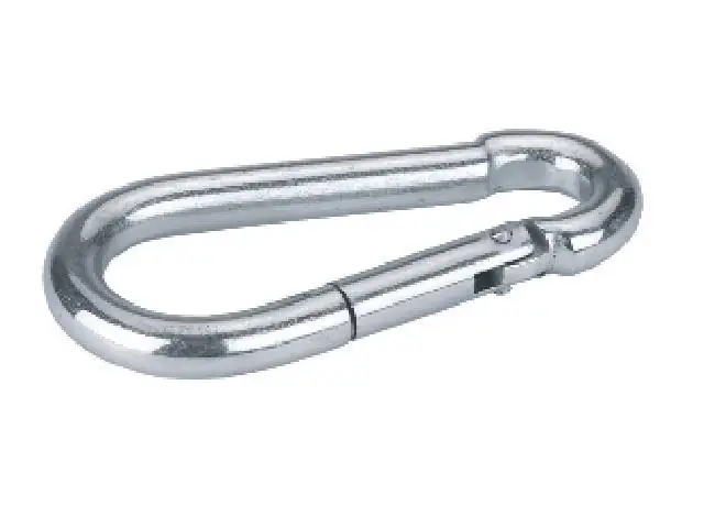 Kerbl Karabinerhaken 8 mm 6 Stück, verzinkt