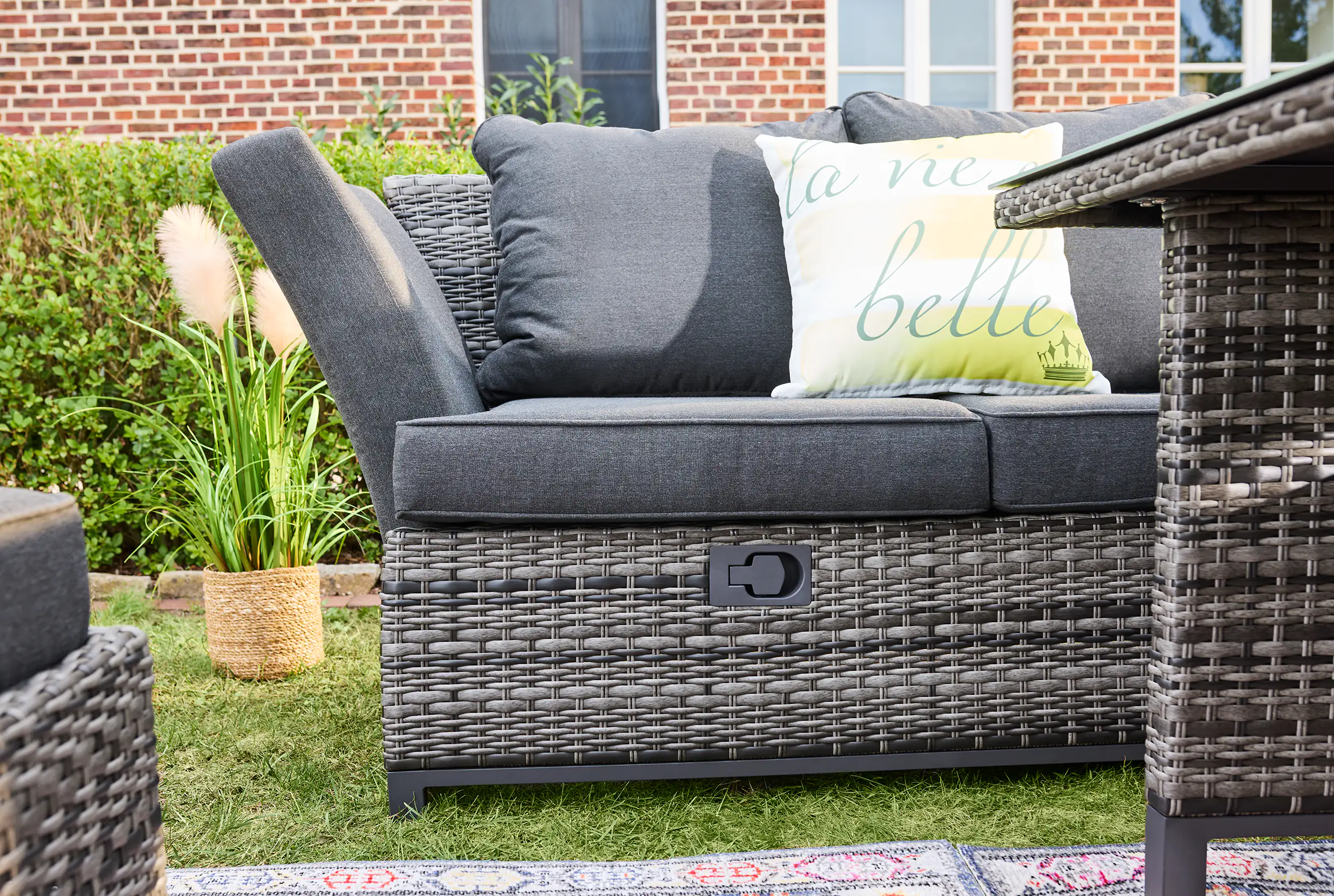 Primaster Dining Möbelset Comino Deluxe mit wetterfestem Kissen